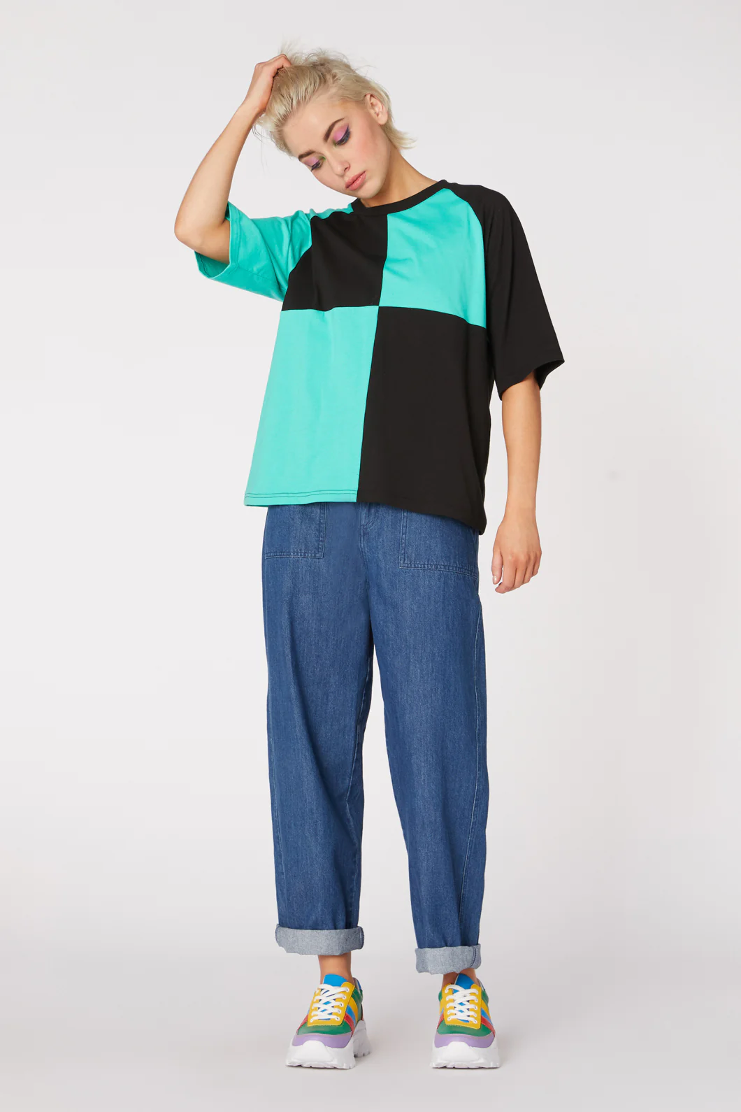 Colourblock Raglan Tee - Image 6