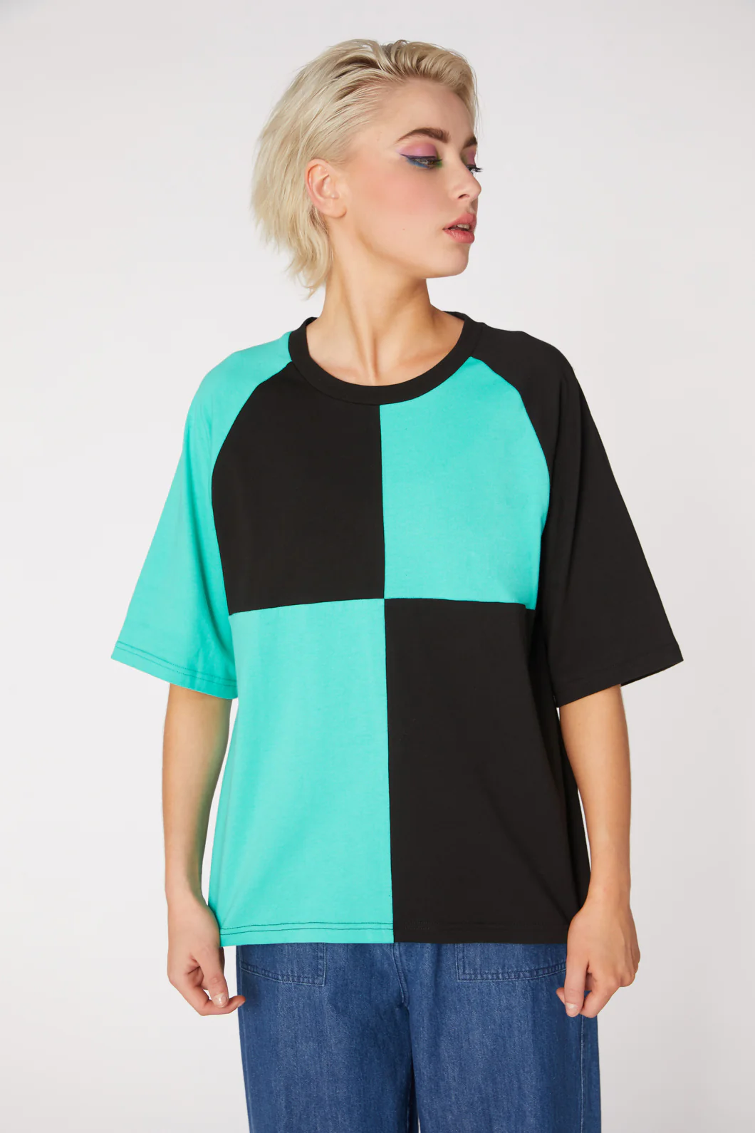 Colourblock Raglan Tee - Image 7