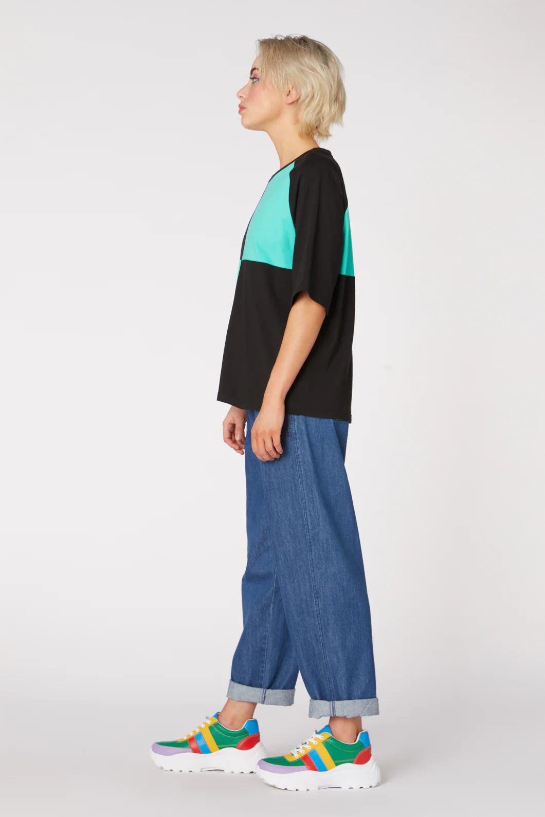 Colourblock Raglan Tee - Image 8