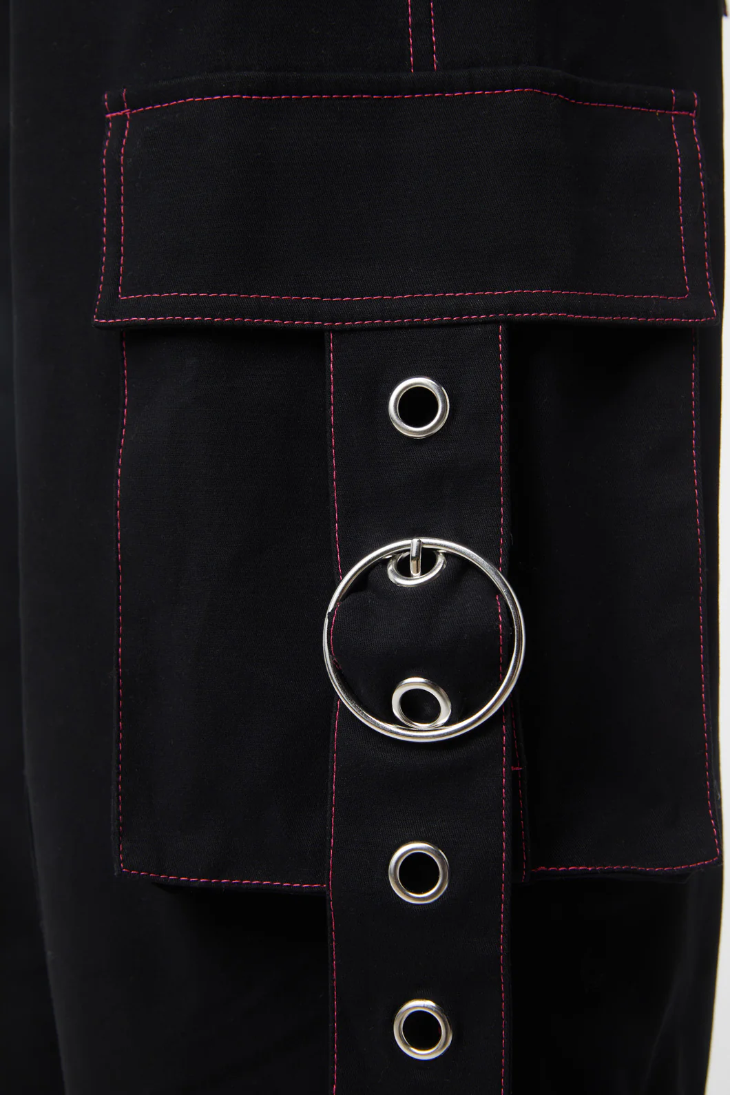 Contrast Stitch School Cargo - Image 5