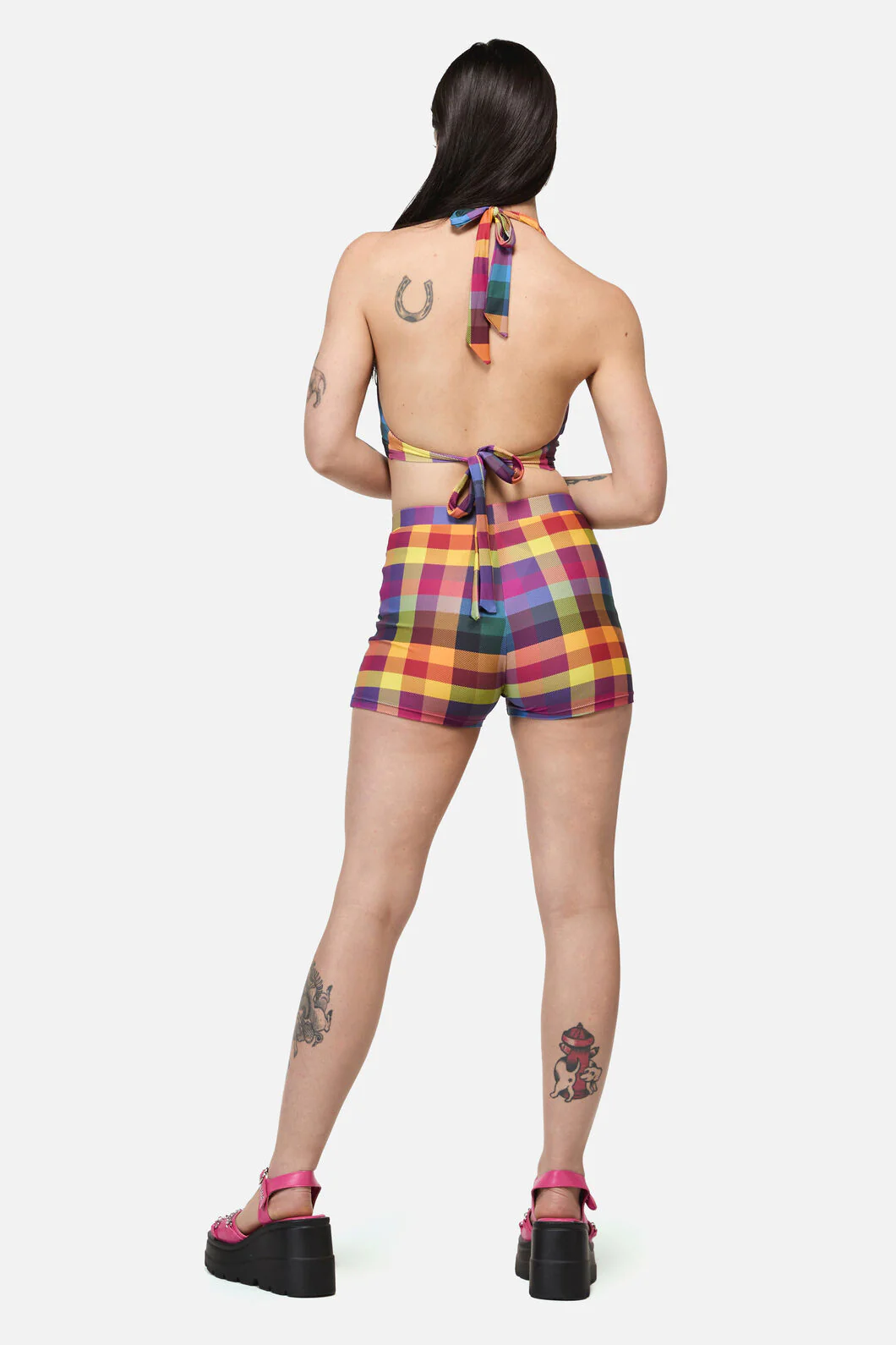 Cosy Check Bikini Bottom - Image 3