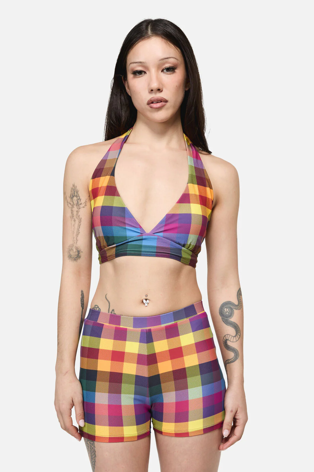 Cosy Check Bikini Bottom - Image 5