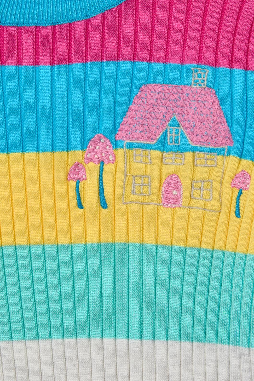 Cottage Stripe Kids Rib Top - Image 3