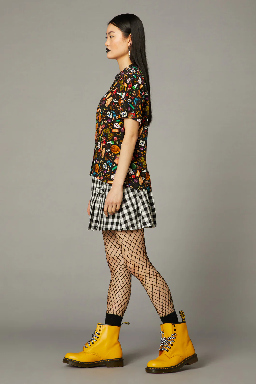 Crafty Witch Print Blouse - Image 3