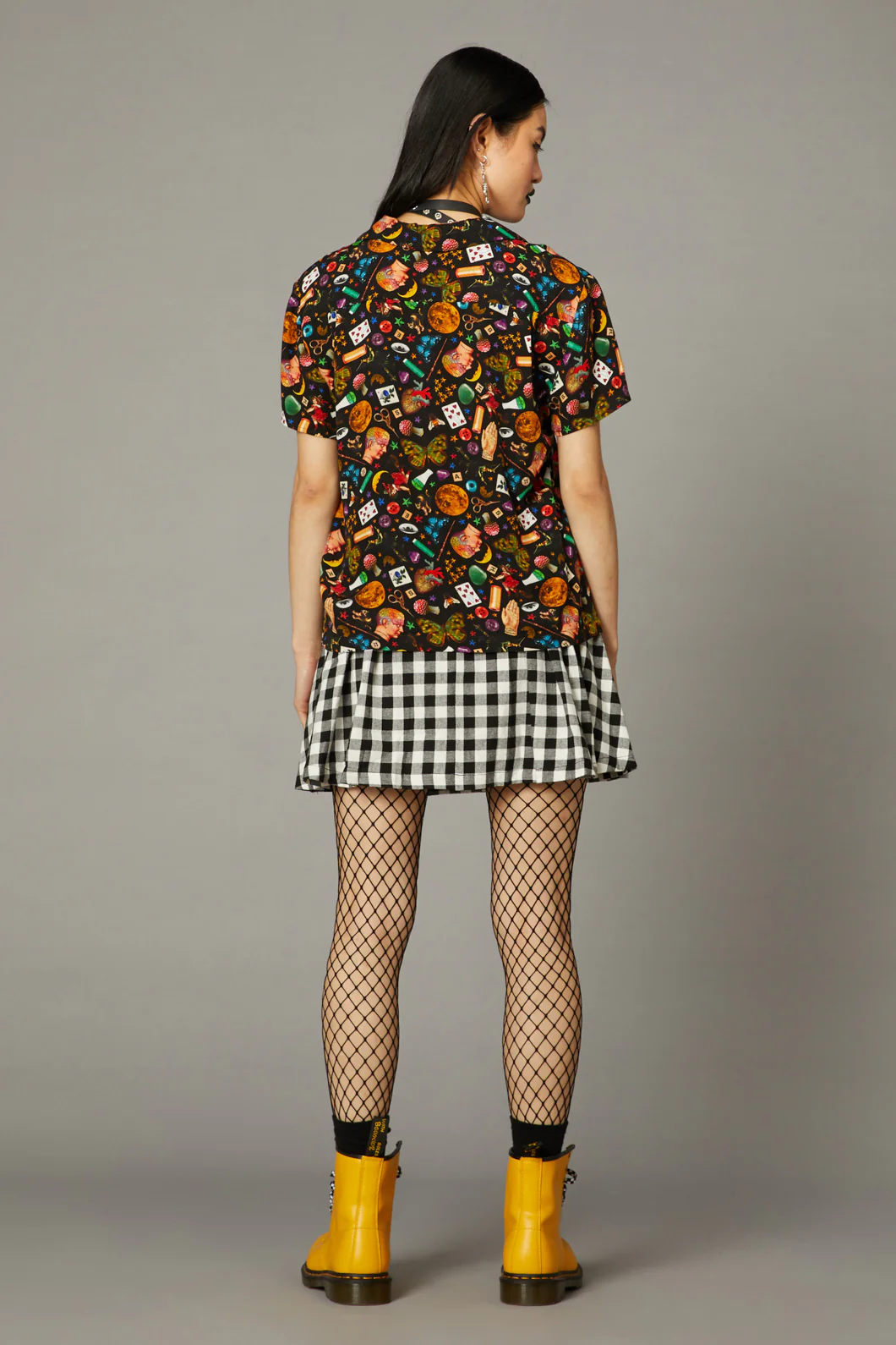 Crafty Witch Print Blouse - Image 4