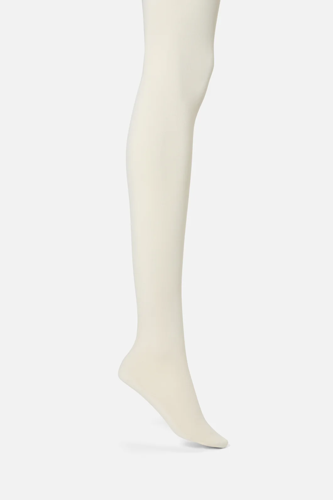 Cream Plain Tights - Image 3