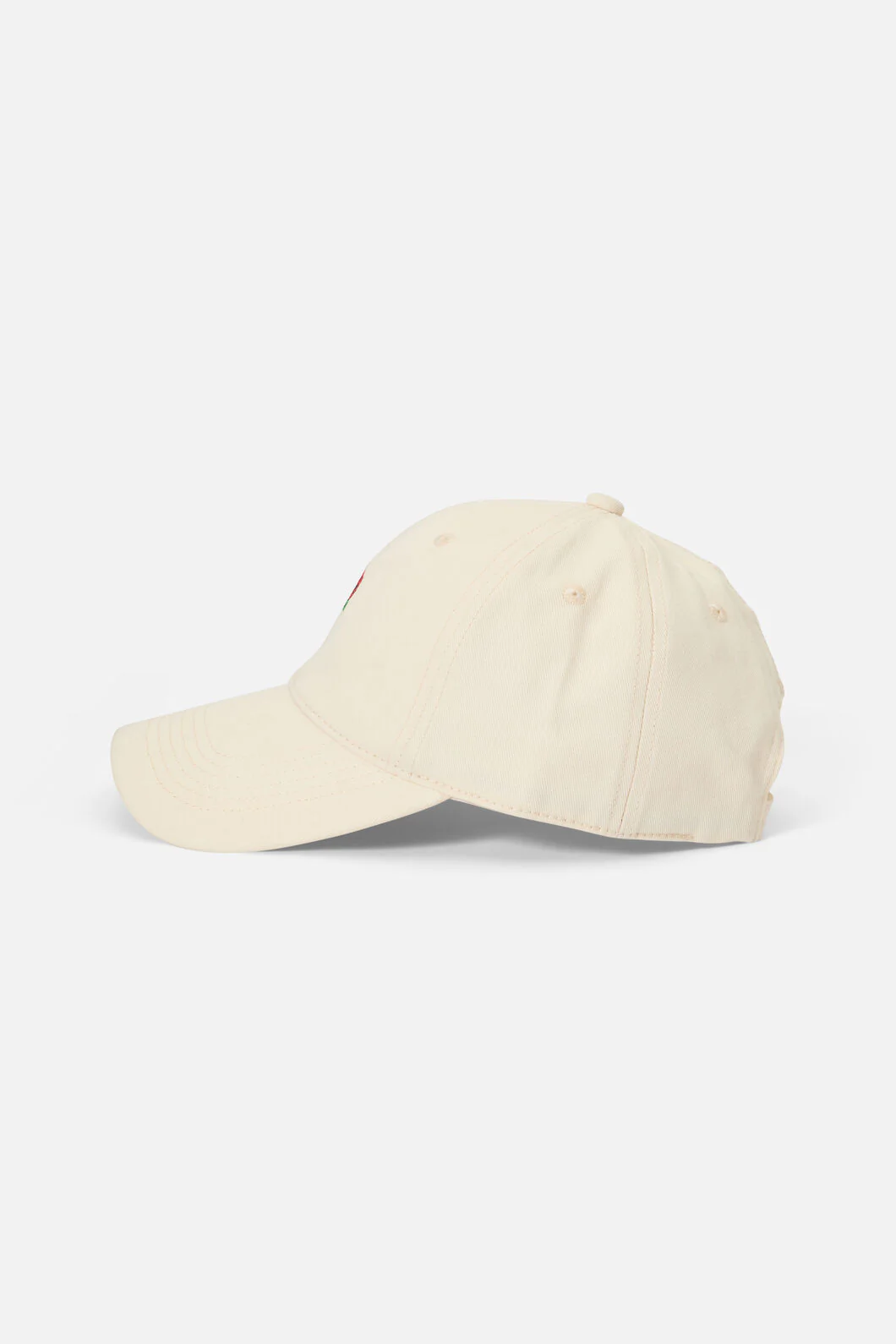 Cream Rose Embroidered Cap - Image 4