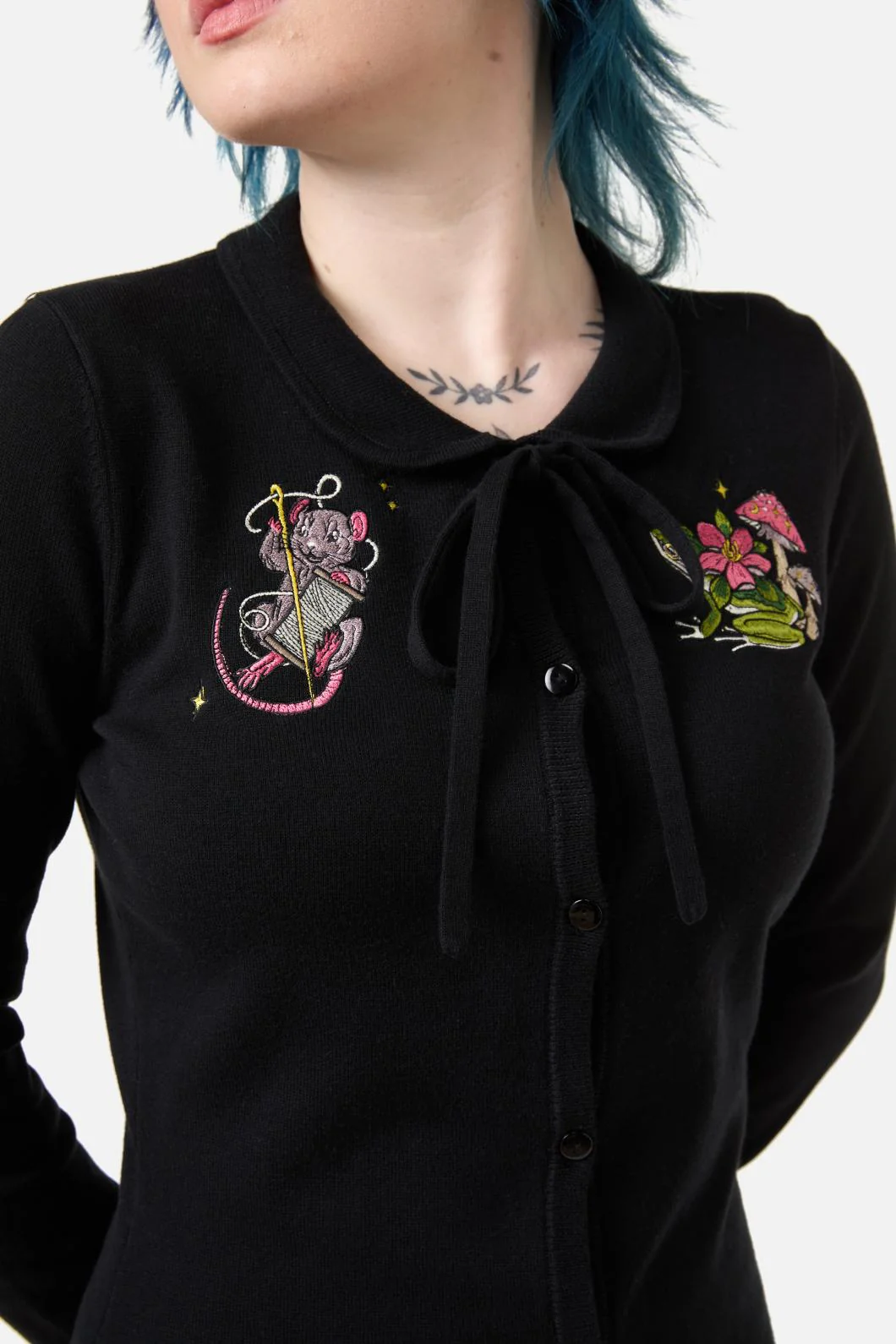 Critters Emb Fitted Cardigan - Image 10