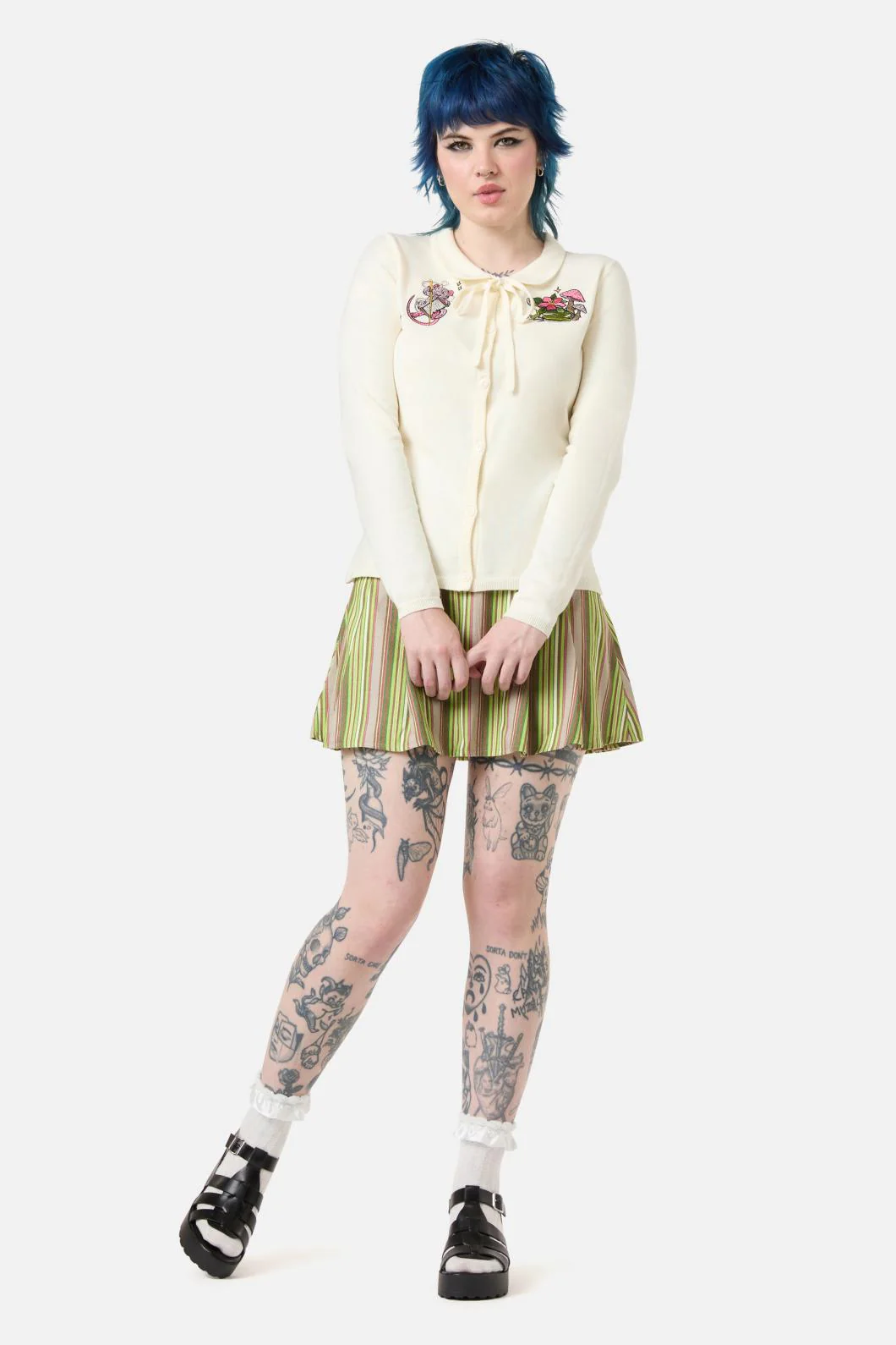 Critters Emb Fitted Cardigan - Image 2