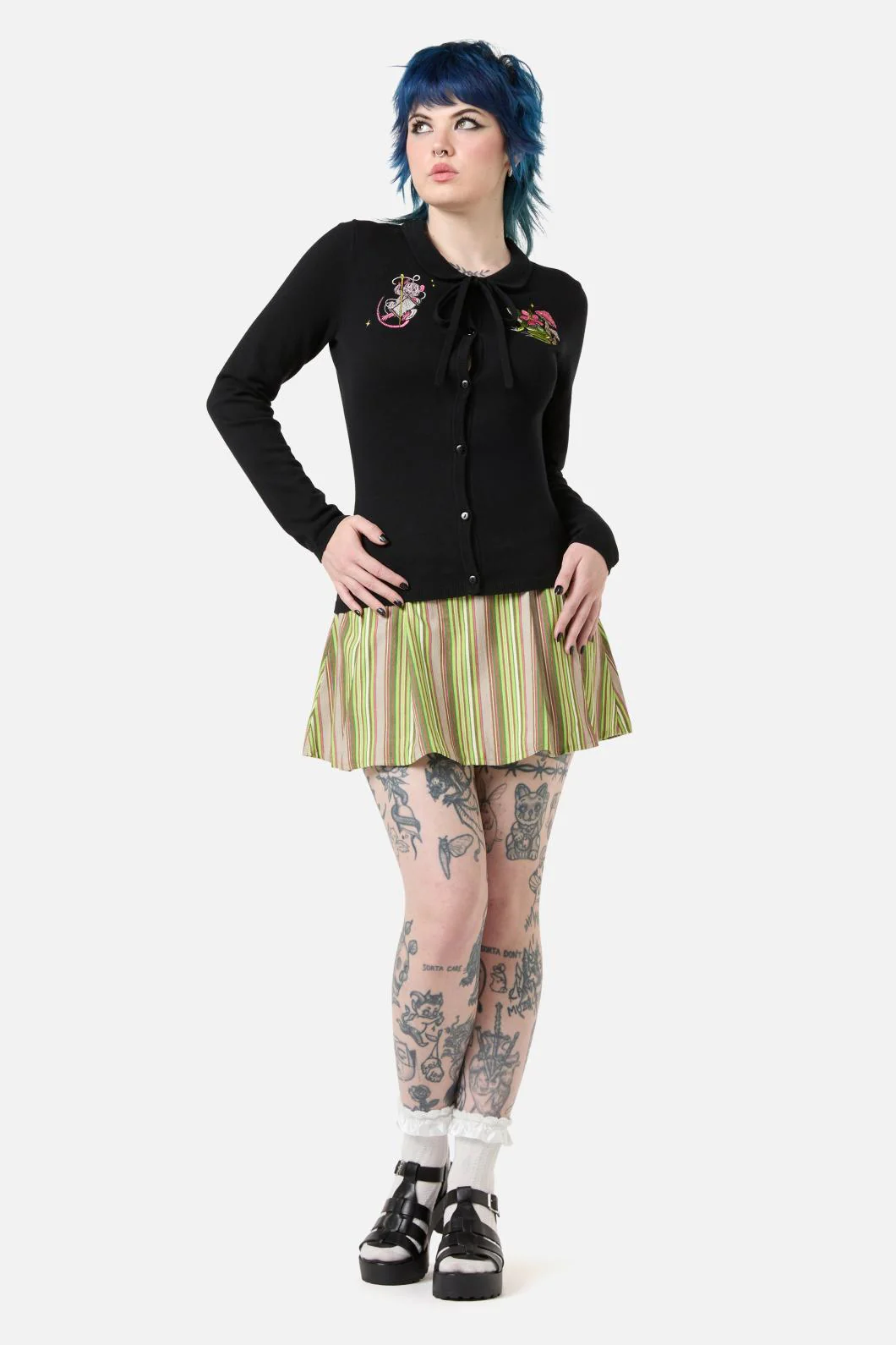 Critters Emb Fitted Cardigan - Image 6