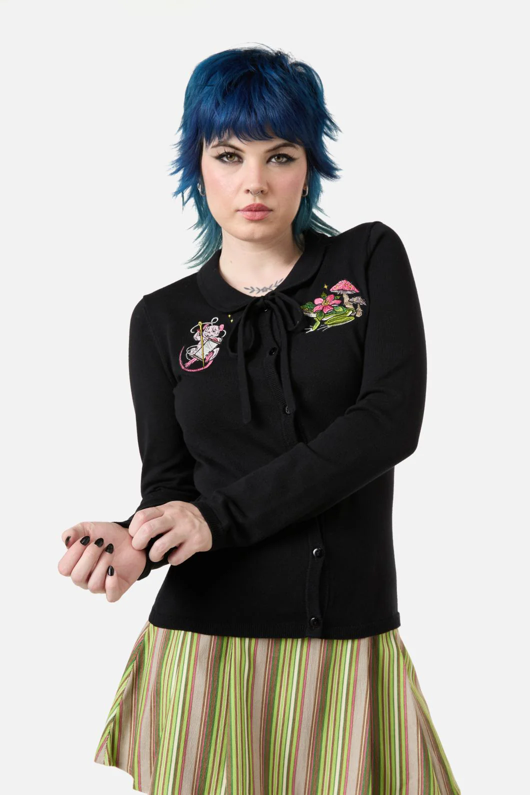Critters Emb Fitted Cardigan - Image 9