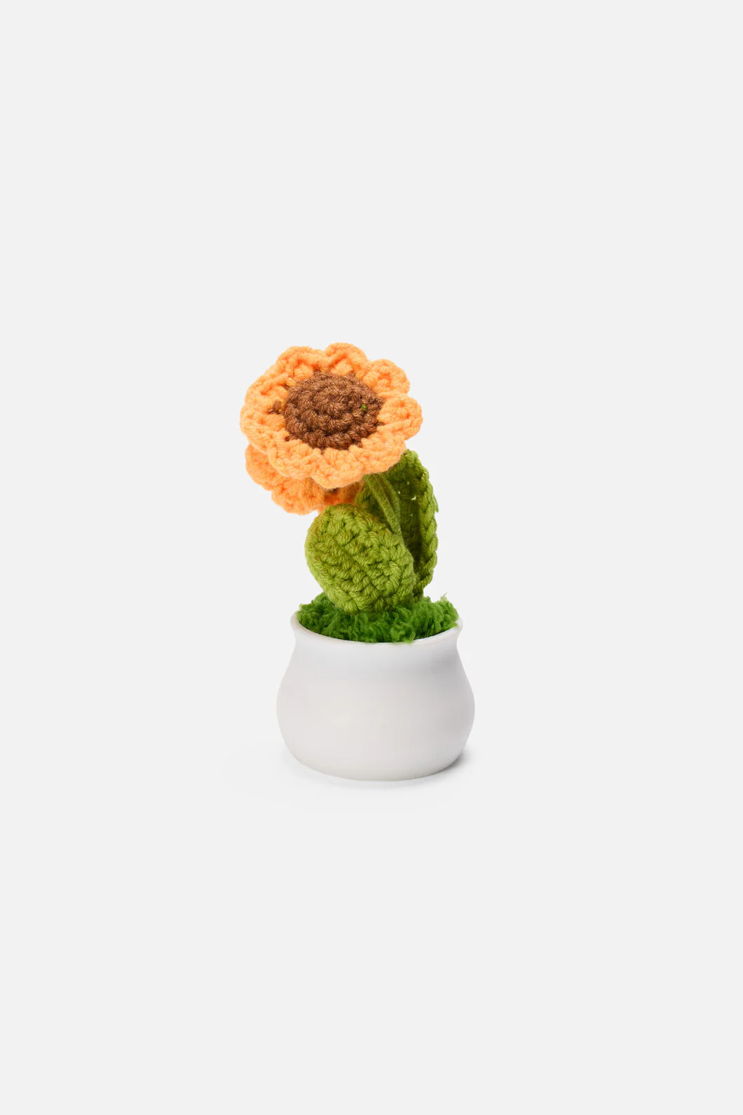 Crochet Pot Plant Sunflowers - Image 3