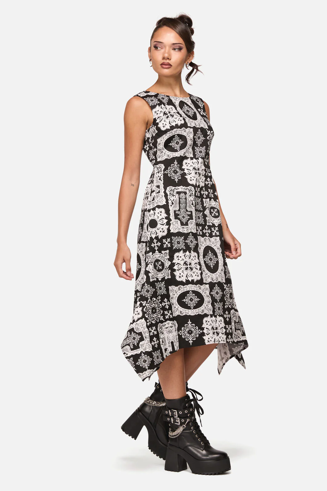 Crossed Midi Dress - Image 3