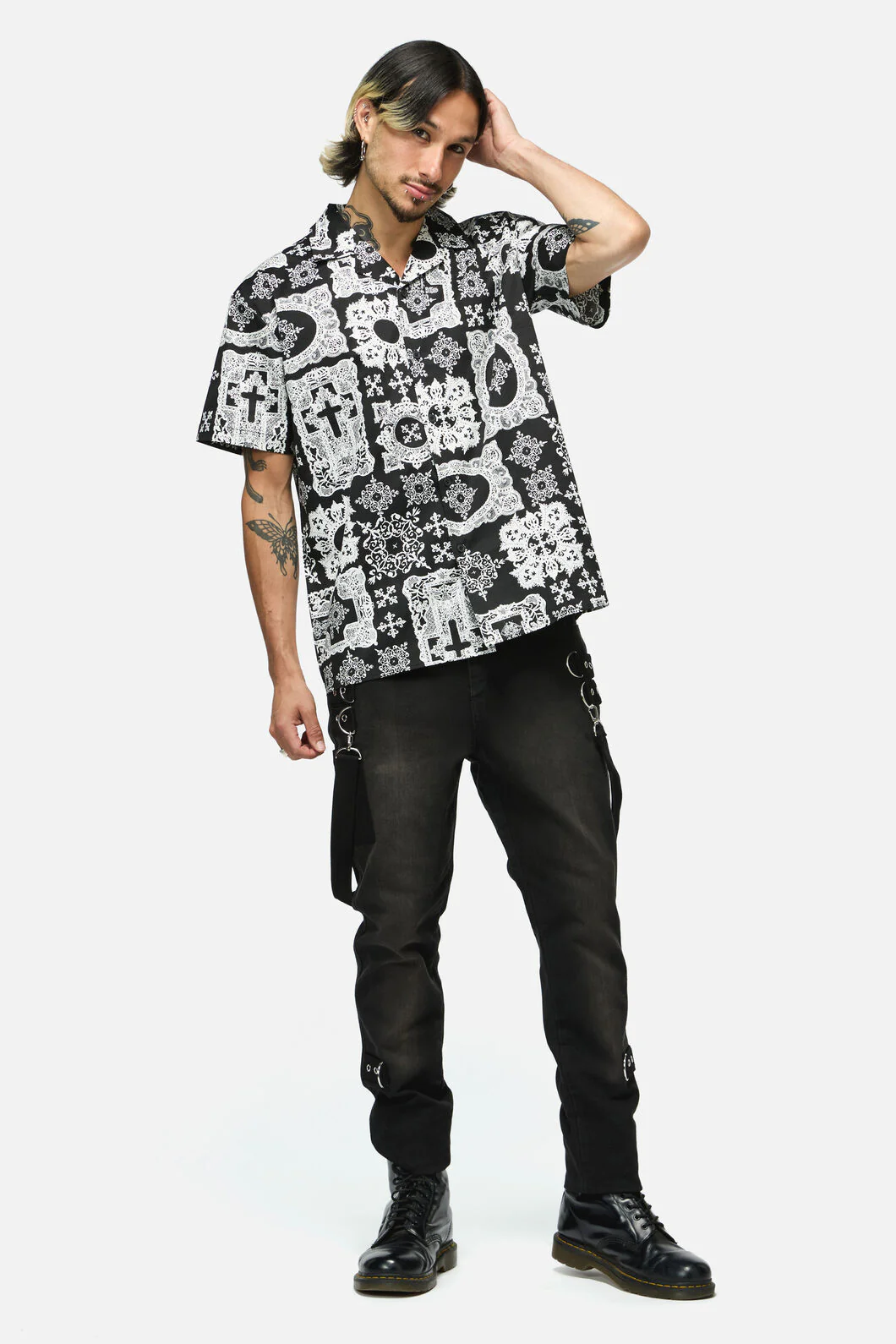 Crossed Oversized SS Shirt - Image 4