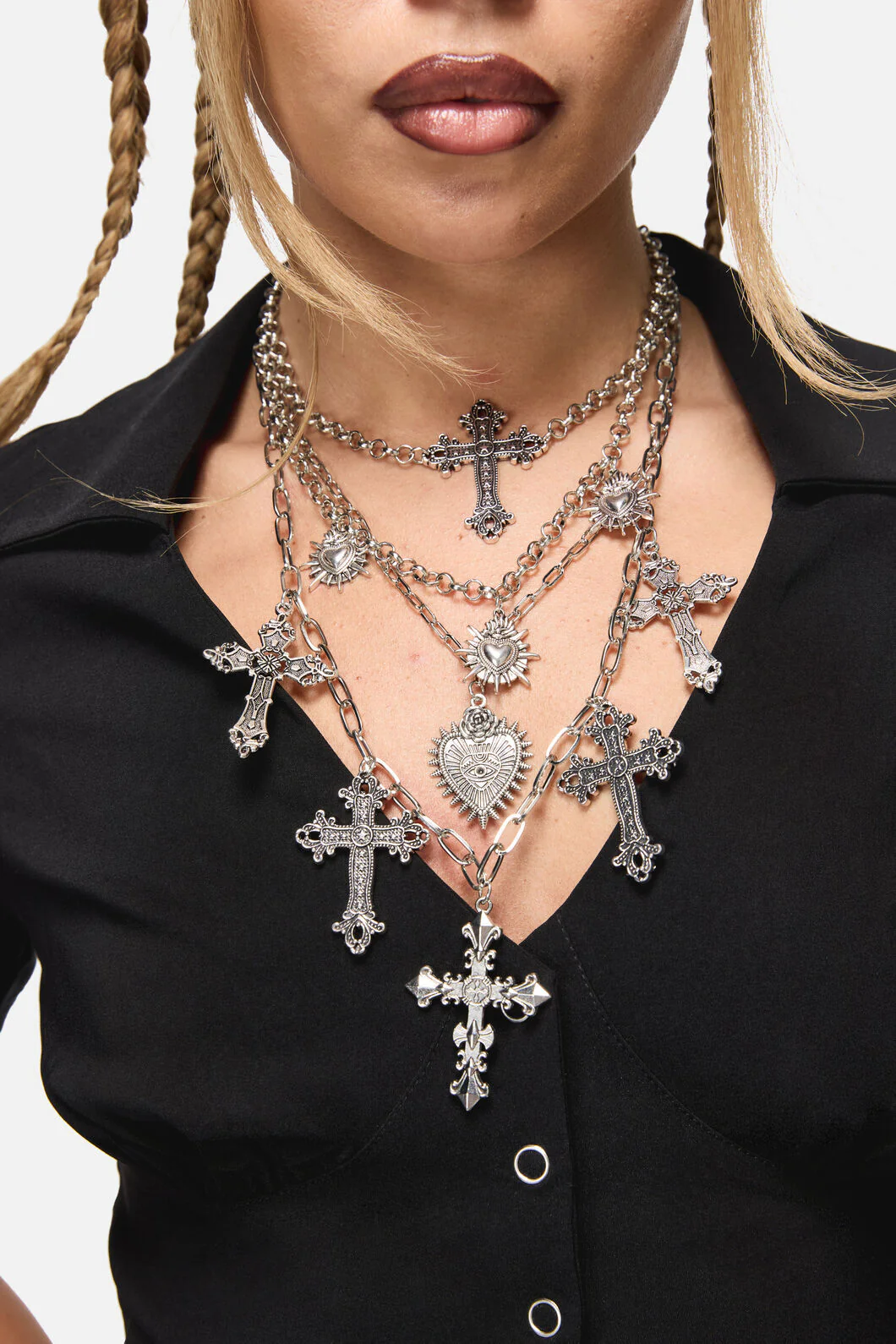 Crosses Necklace Set - Image 2