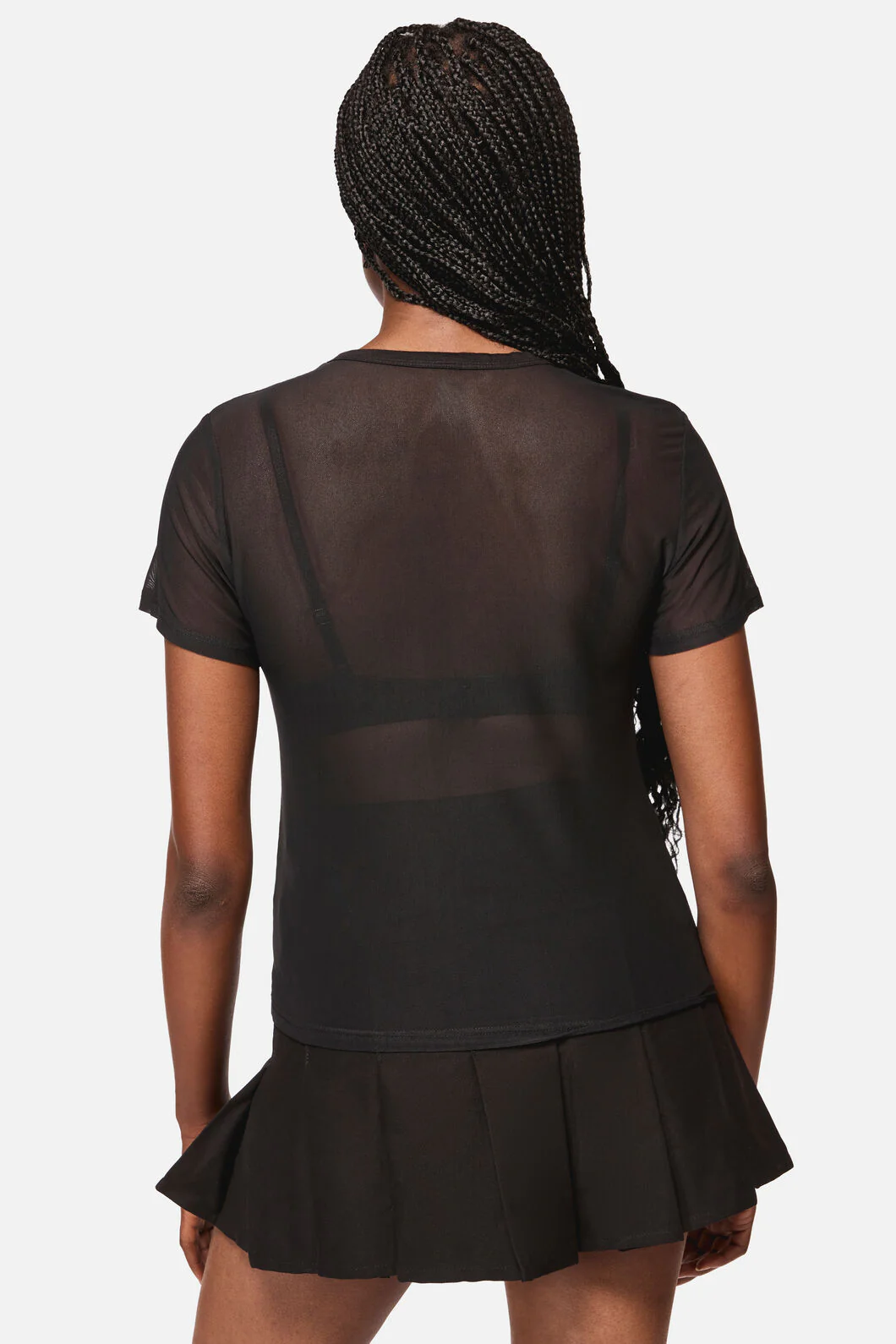 Crosswise Mesh SS Top - Image 3