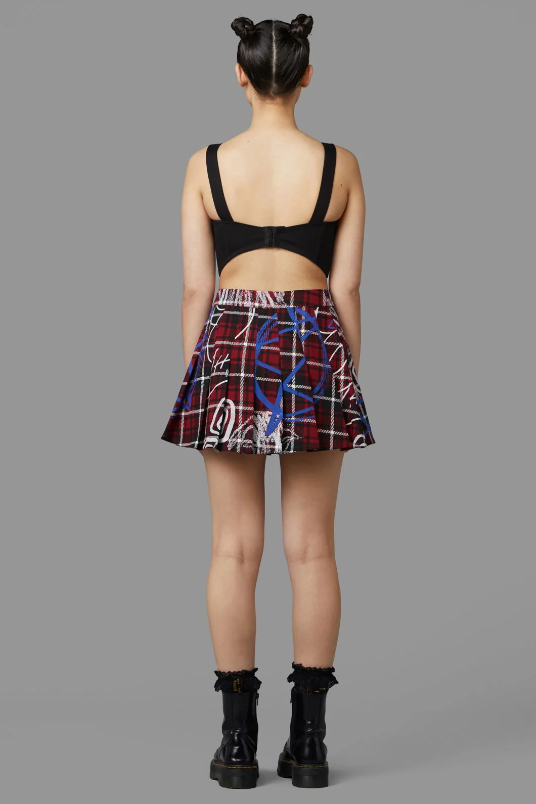 Tag Tartan Corset Top - Image 5