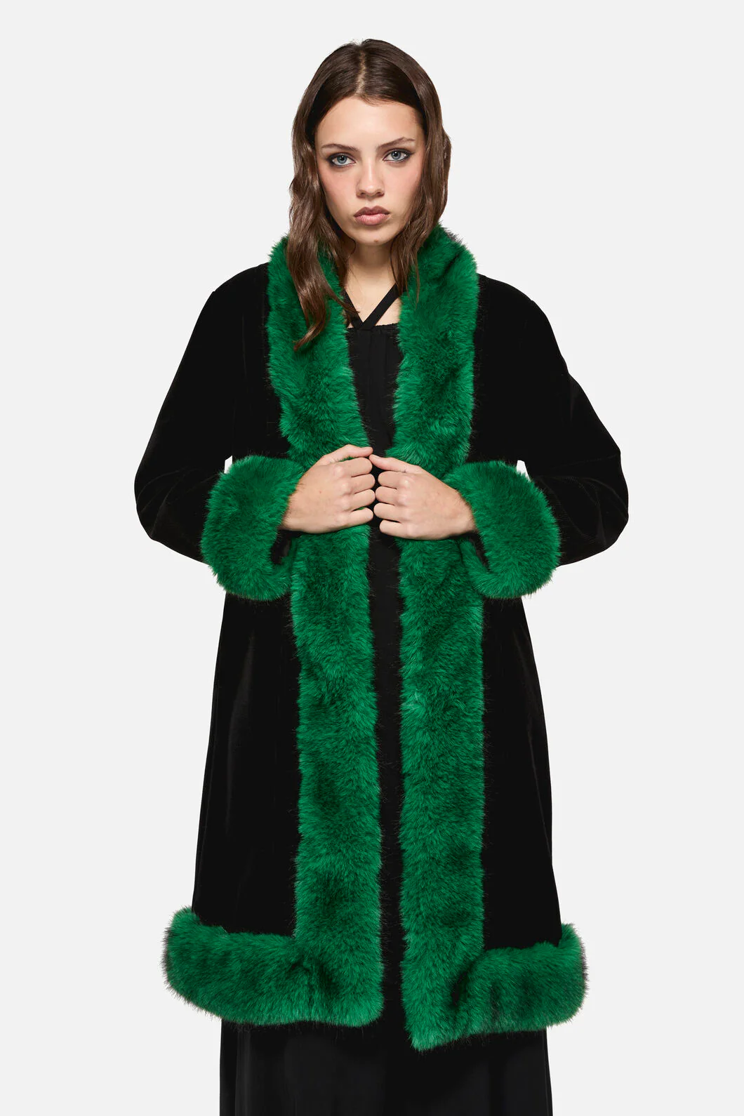 Cub Huddle Fluffy Cord Coat