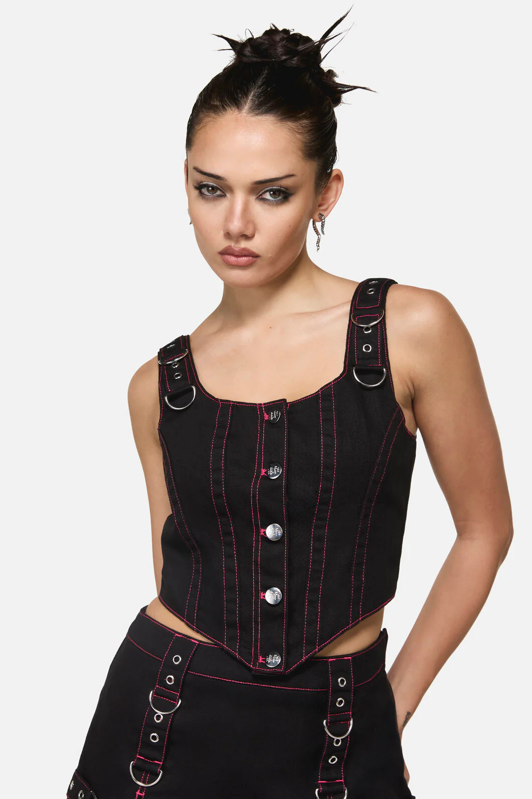 Curse Grunge D-Ring Corset