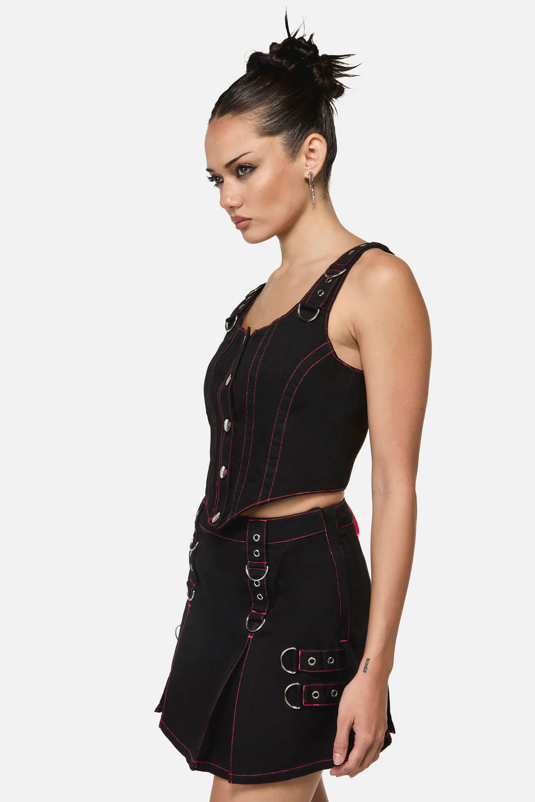 Curse Grunge D-Ring Corset - Image 3