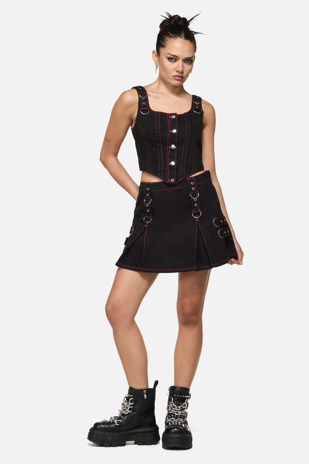Curse Grunge D-Ring Corset - Image 5