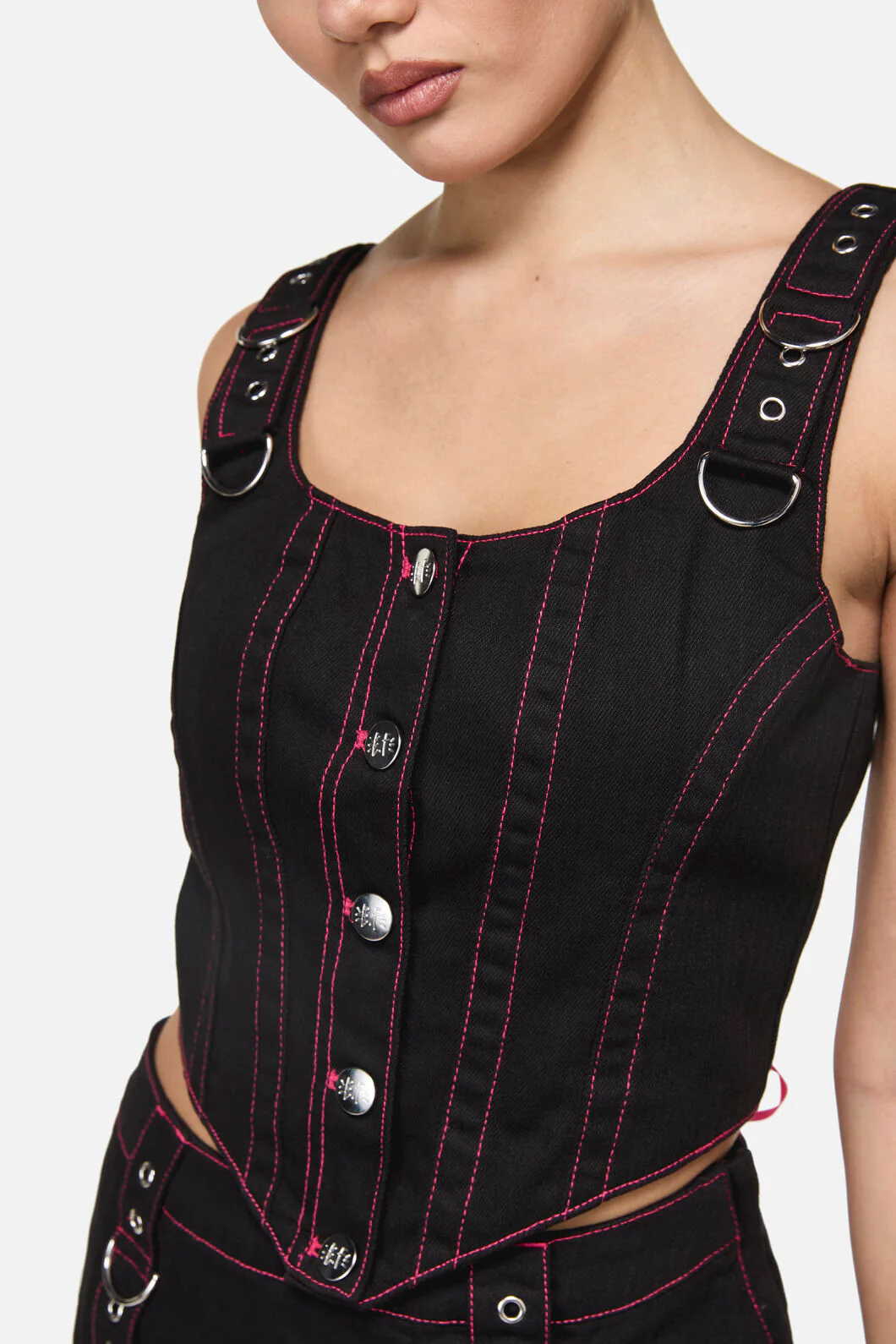 Curse Grunge D-Ring Corset - Image 6