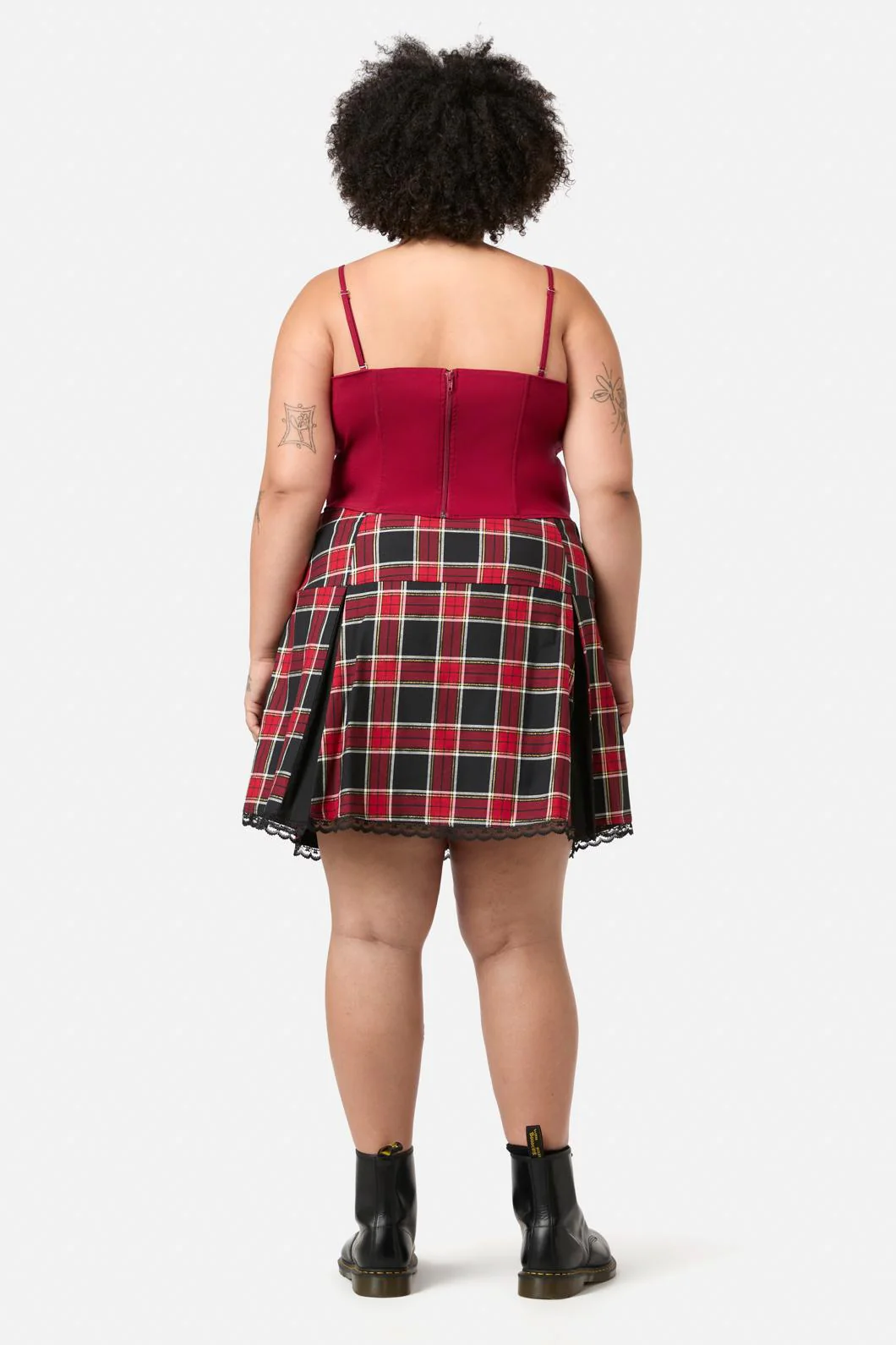 Curve Boundless Tartan Skirt - Image 4