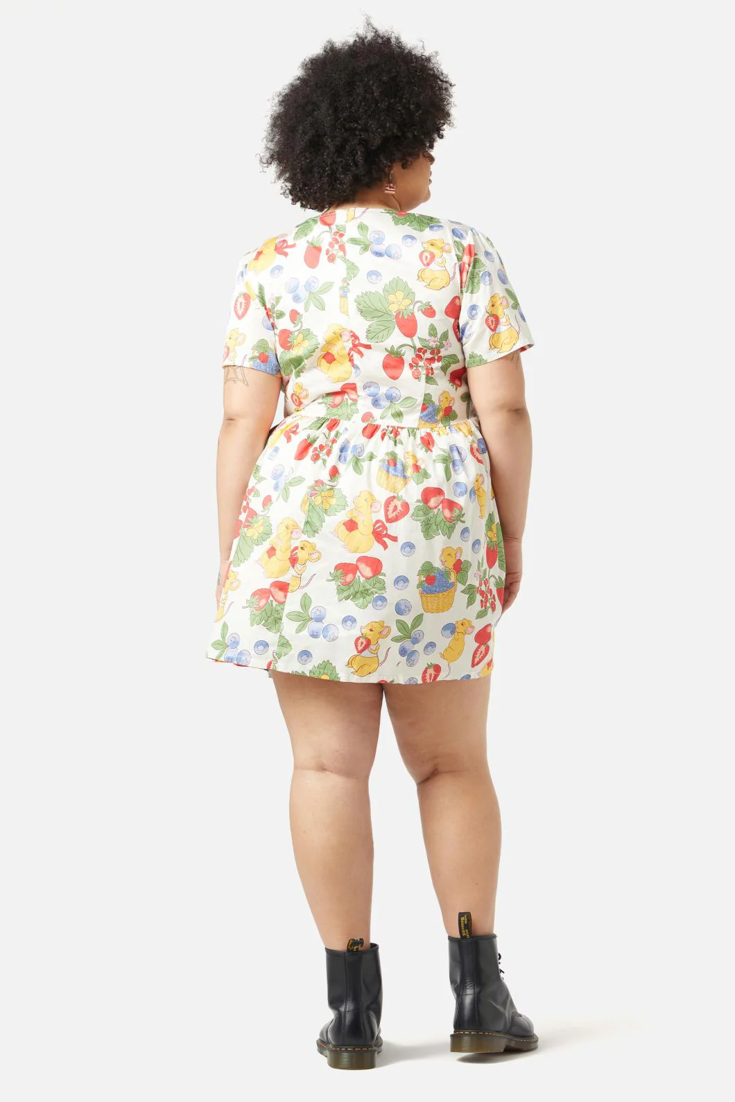 Curve Hamper Printed Dress - Image 3