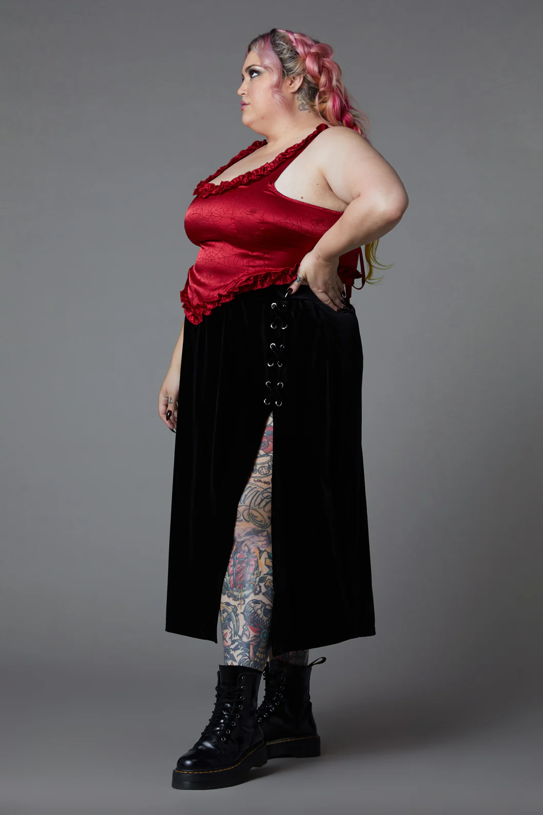 Curve Nadja Gothic Corset Top - Image 8