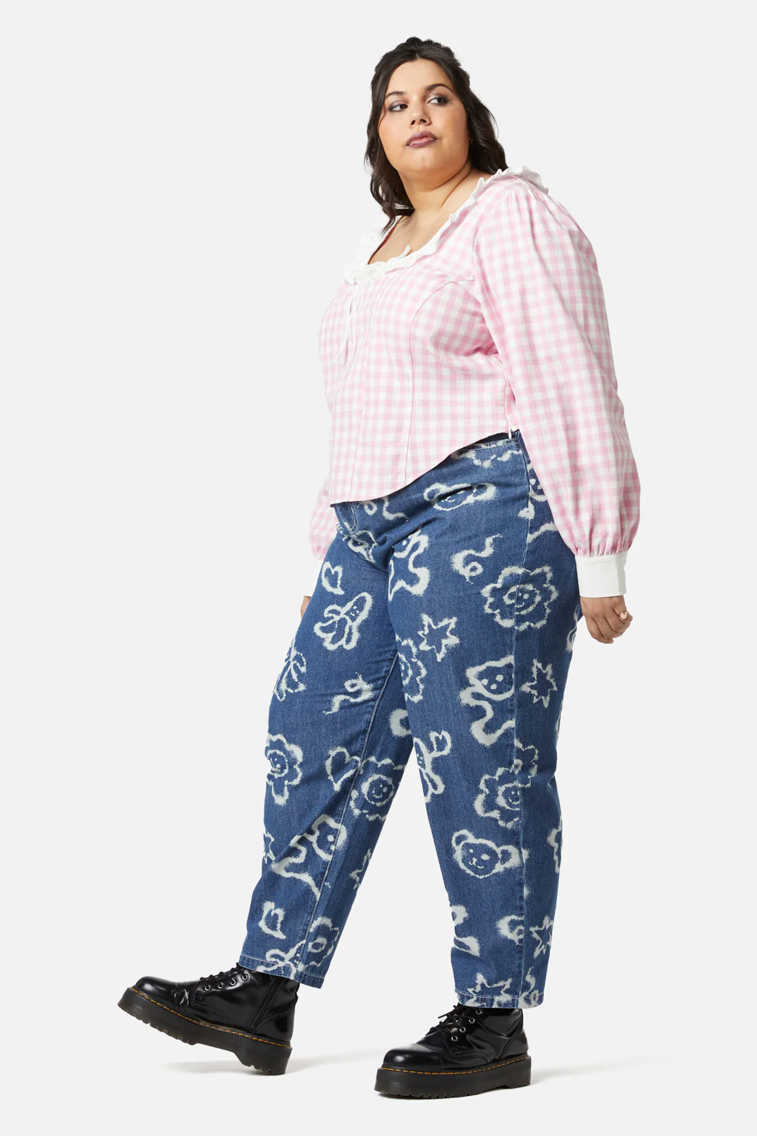 Curve Picnic Party Corset Blouse - Image 3