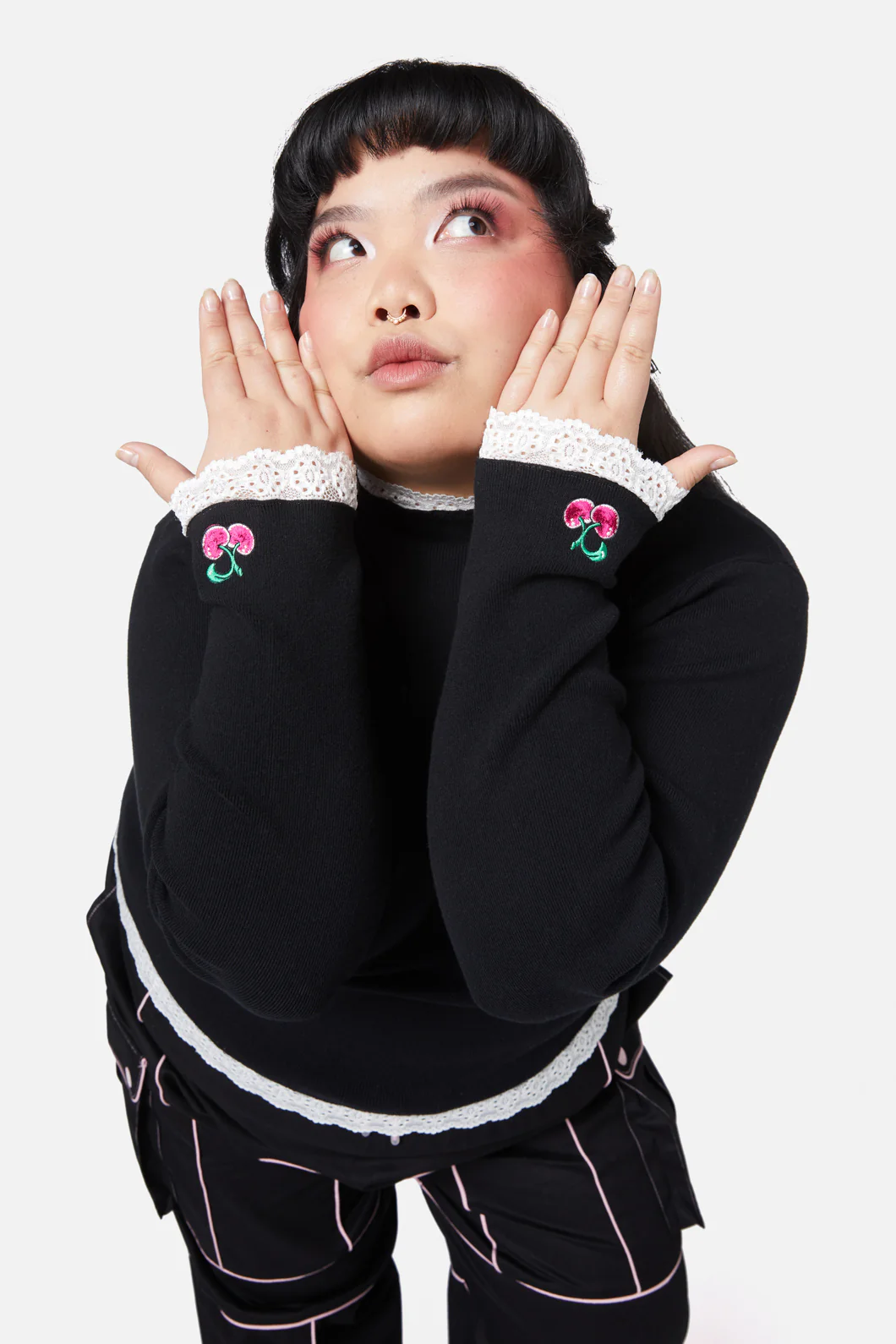 Curve Super Psycho Knit Top - Image 4