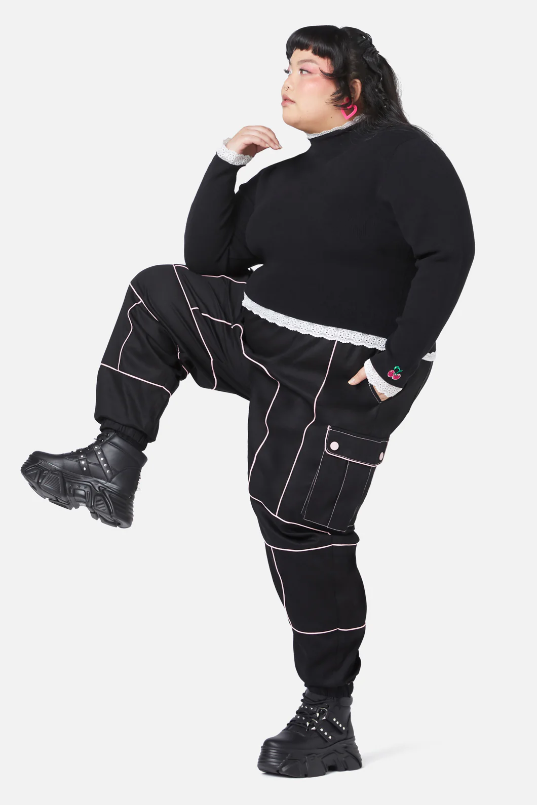 Curve Super Psycho Knit Top - Image 5