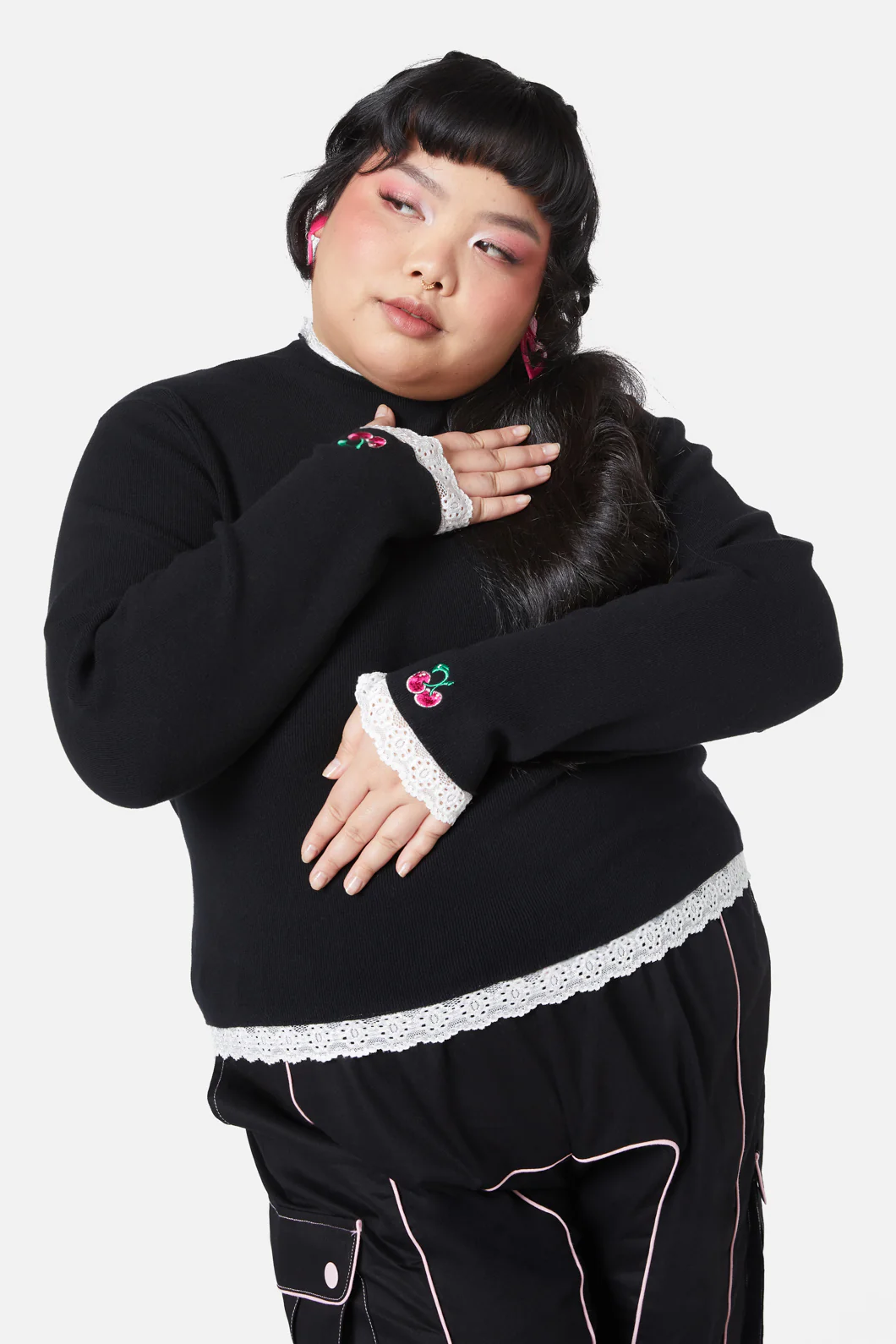Curve Super Psycho Knit Top - Image 7