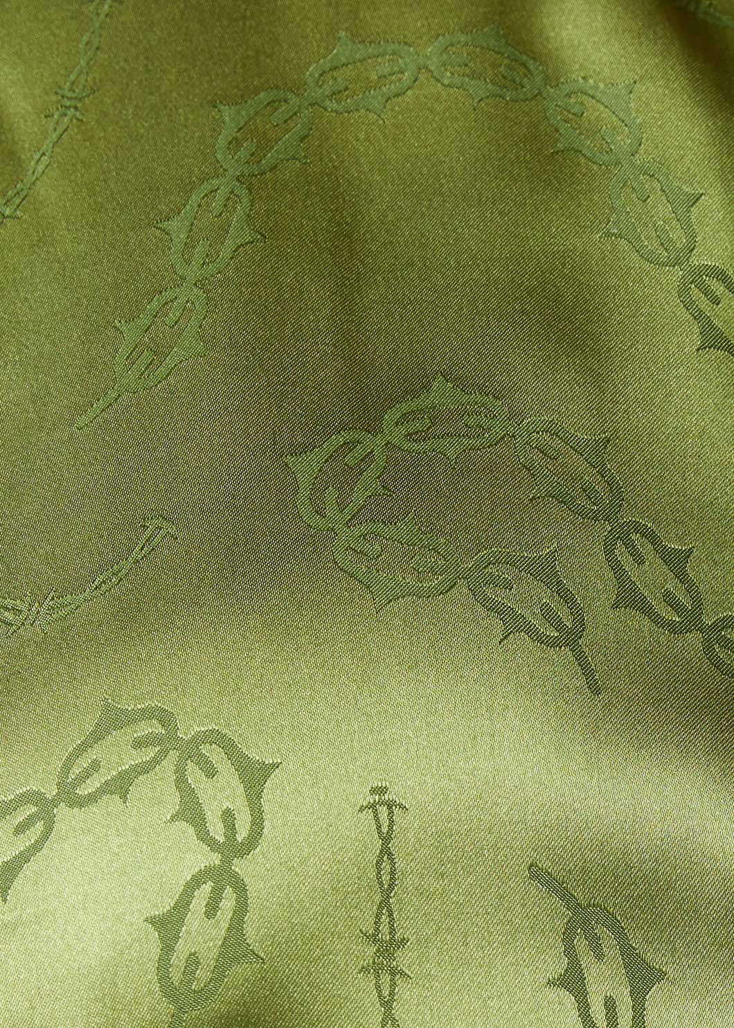 Curve Under Sentence Satin Dress - Image 10