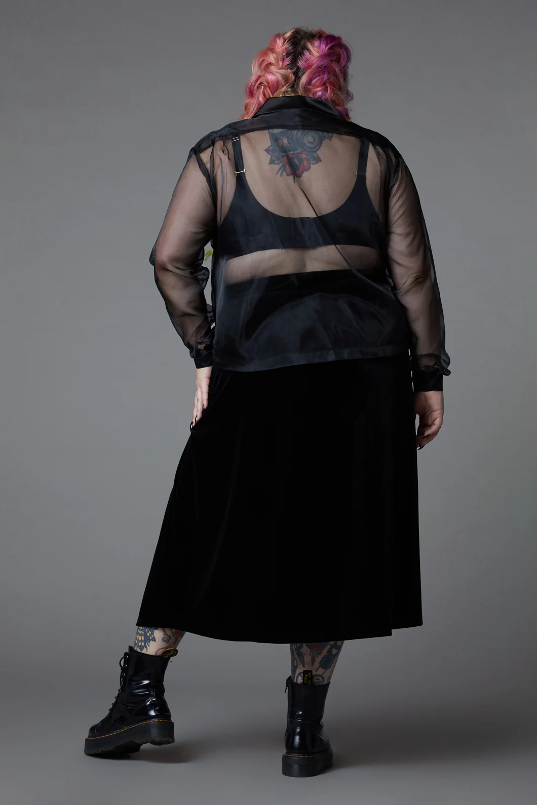 Curve X-Ray Print Blouse - Image 4