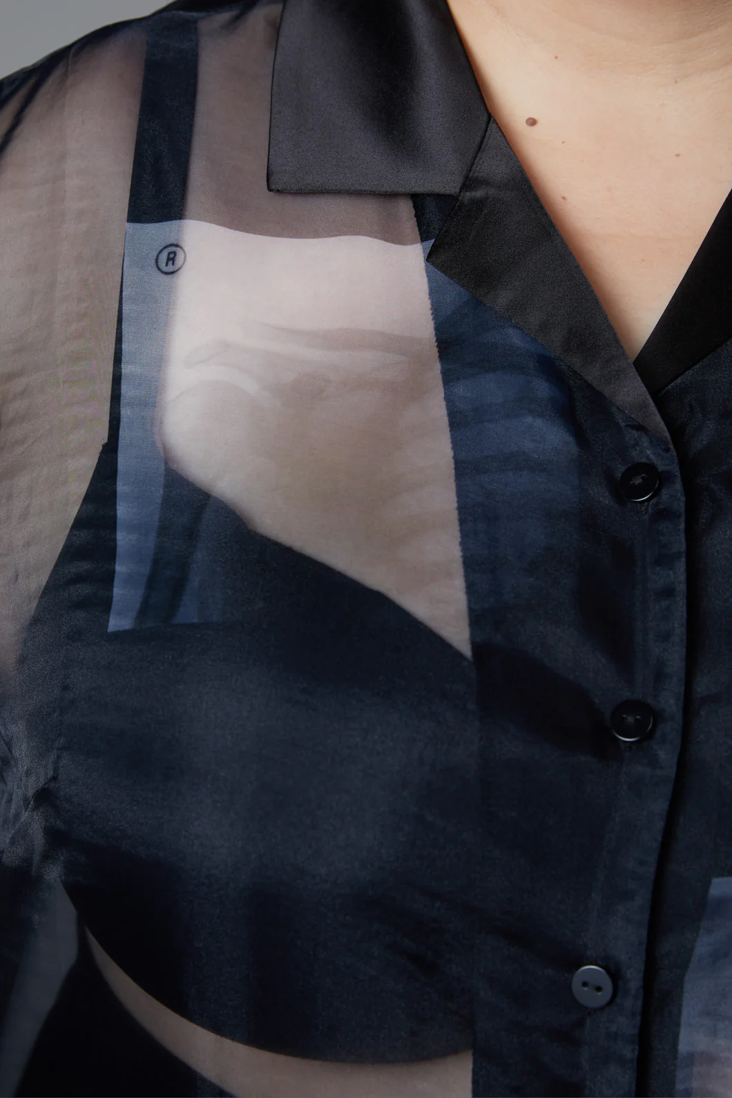 Curve X-Ray Print Blouse - Image 5
