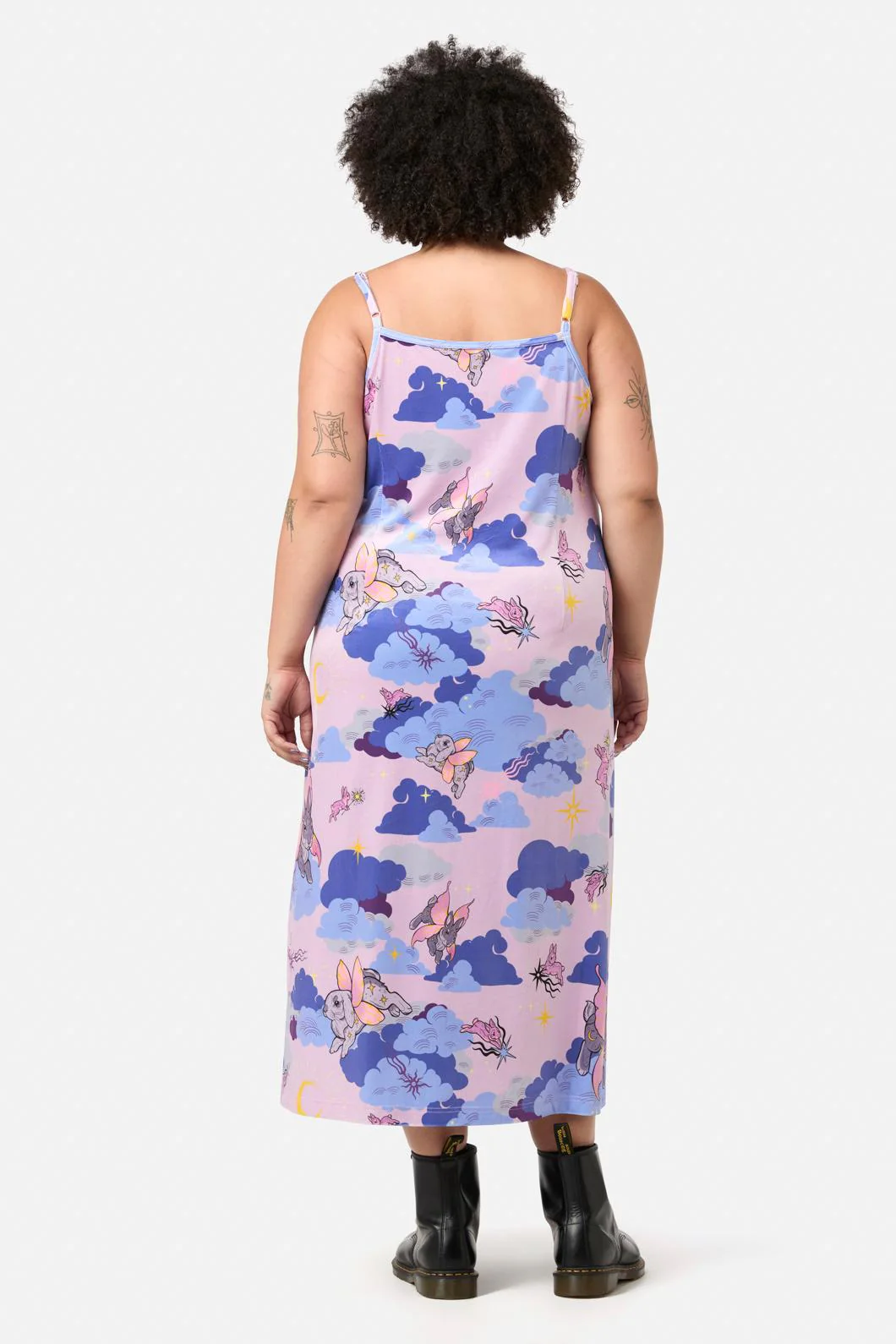 Curve Goodnight Bunny Velvet Dress - Image 4