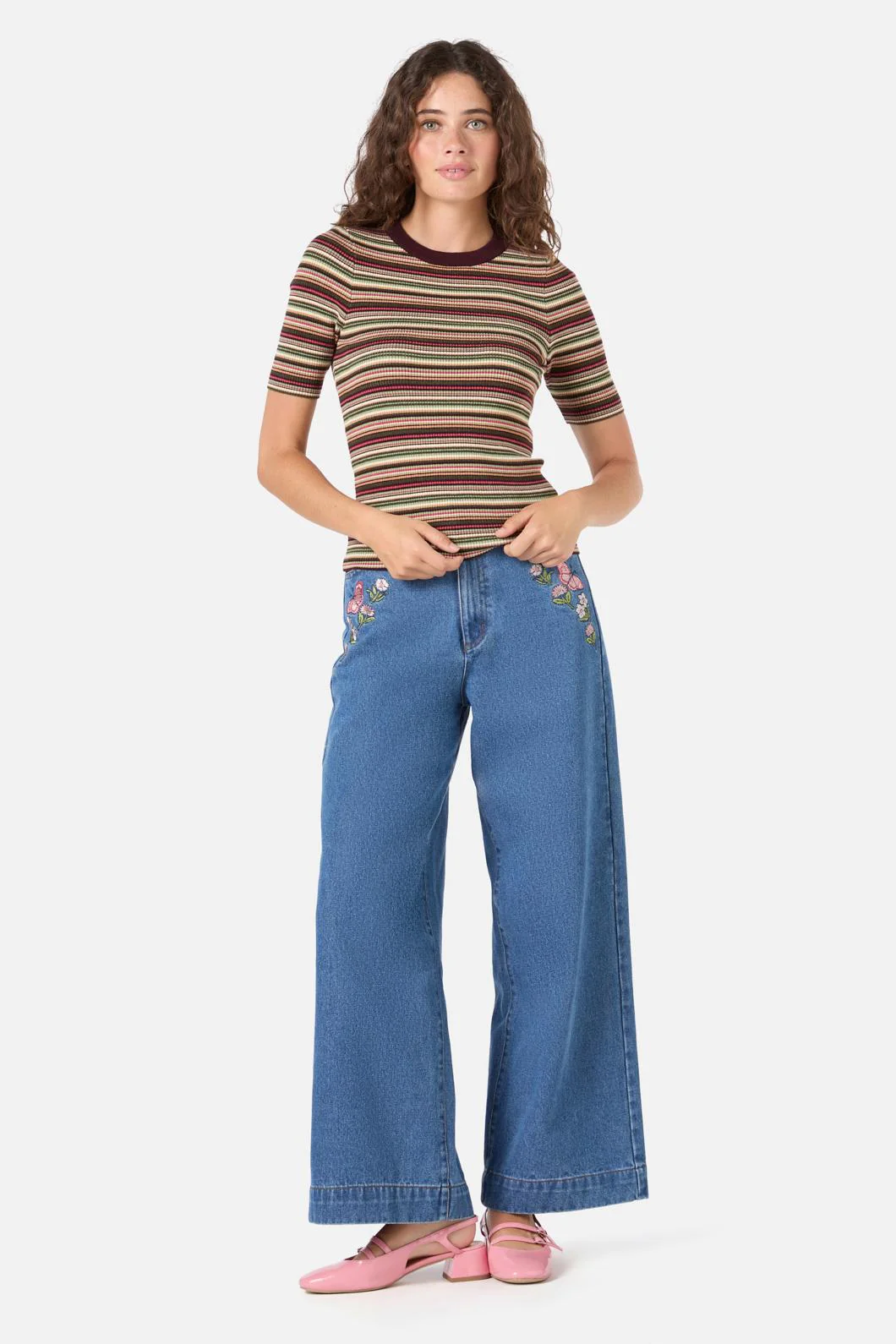 Cydney Stripe Rib Knit Top - Image 8