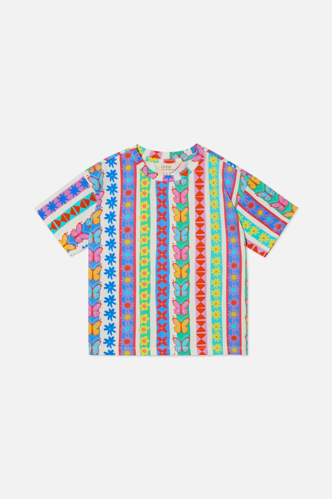 Daisy Stripe Kids SS Tee - Image 2