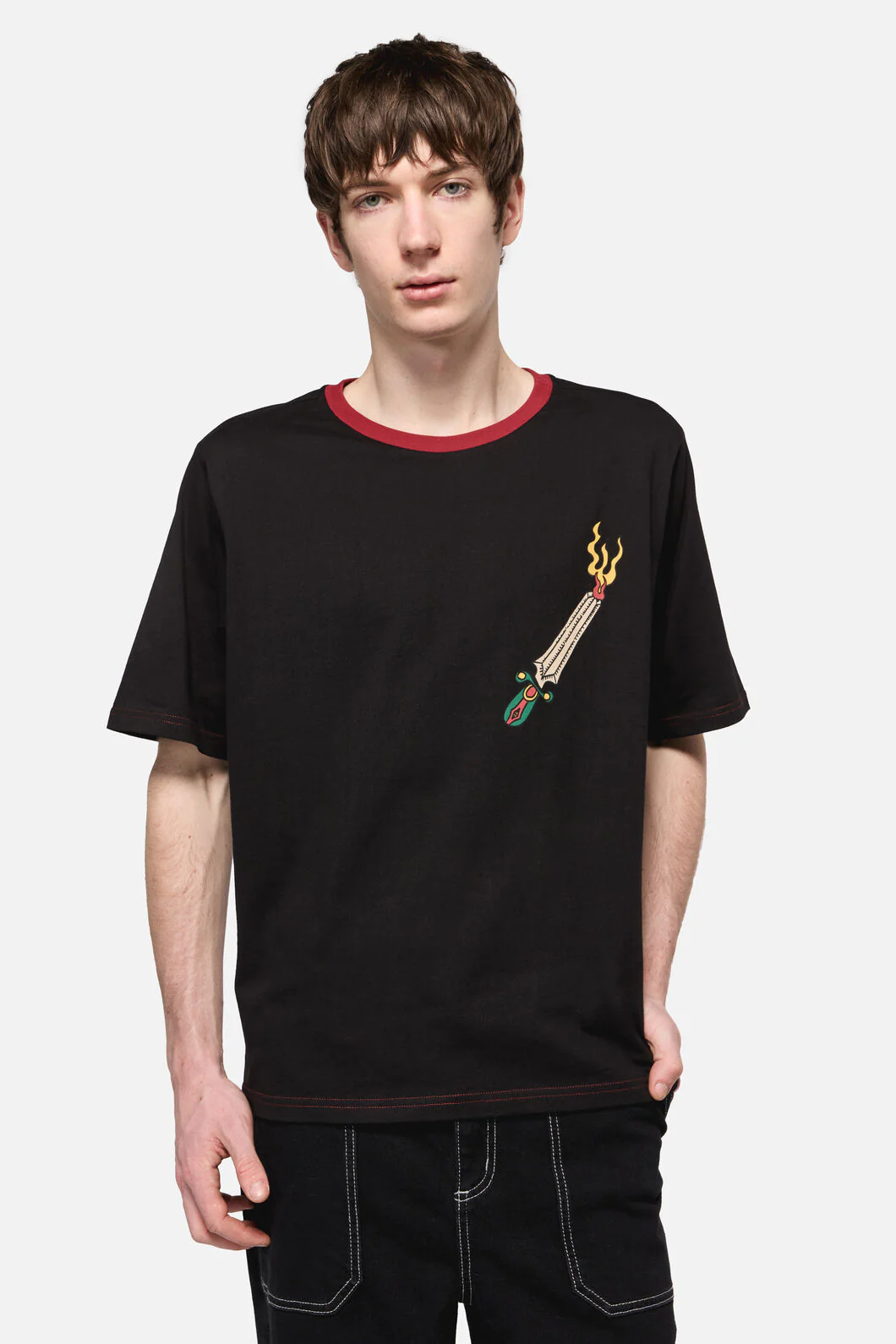 Dangerous Grunge Crop Tee - Image 2