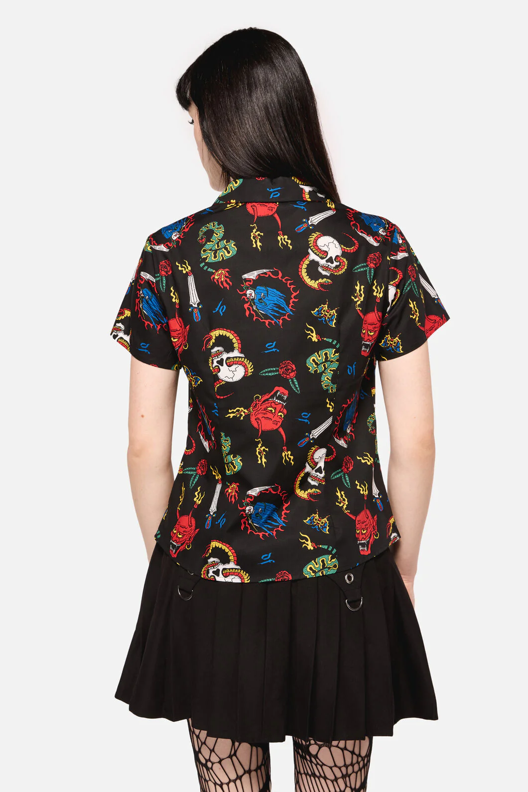 Dangerous Grunge Print Blouse - Image 3