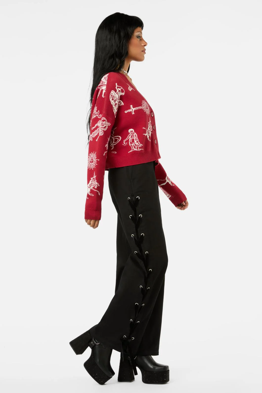 Darc Printed Cardi - Image 3