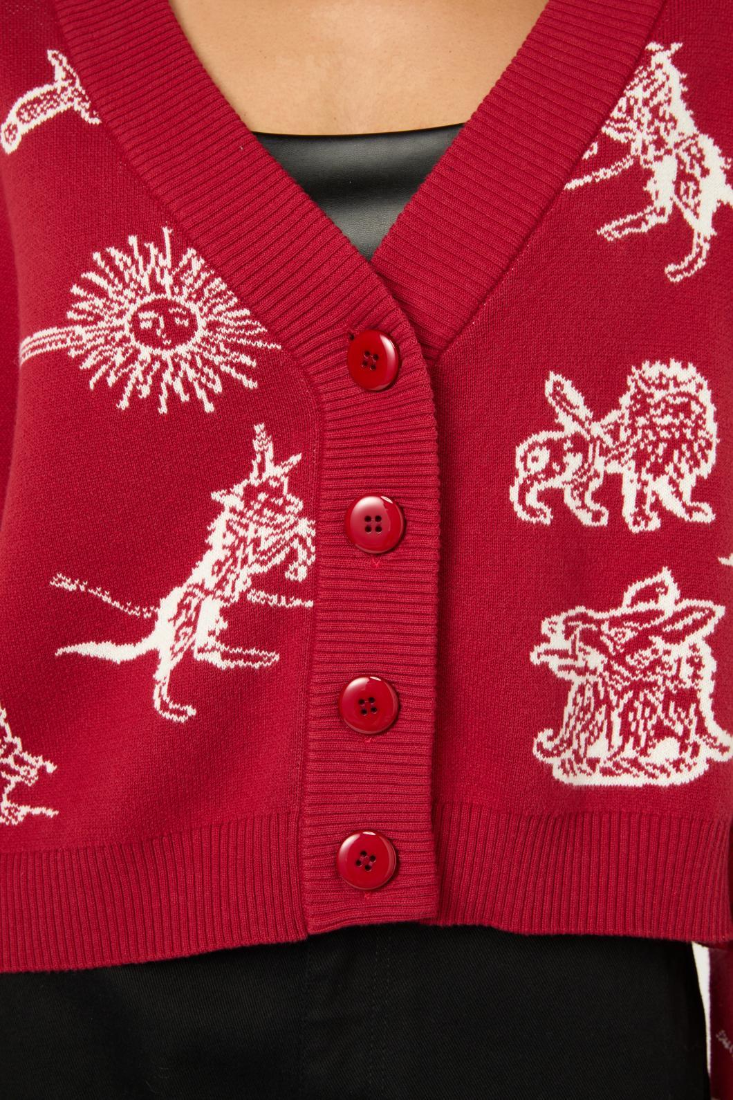 Darc Printed Cardi - Image 5