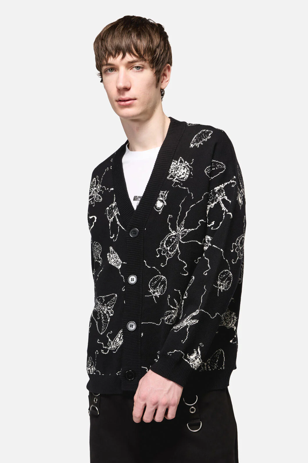 Dark Pieridae Knit Cardi - Image 2