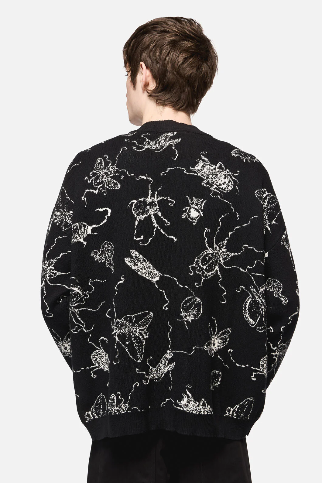Dark Pieridae Knit Cardi - Image 3