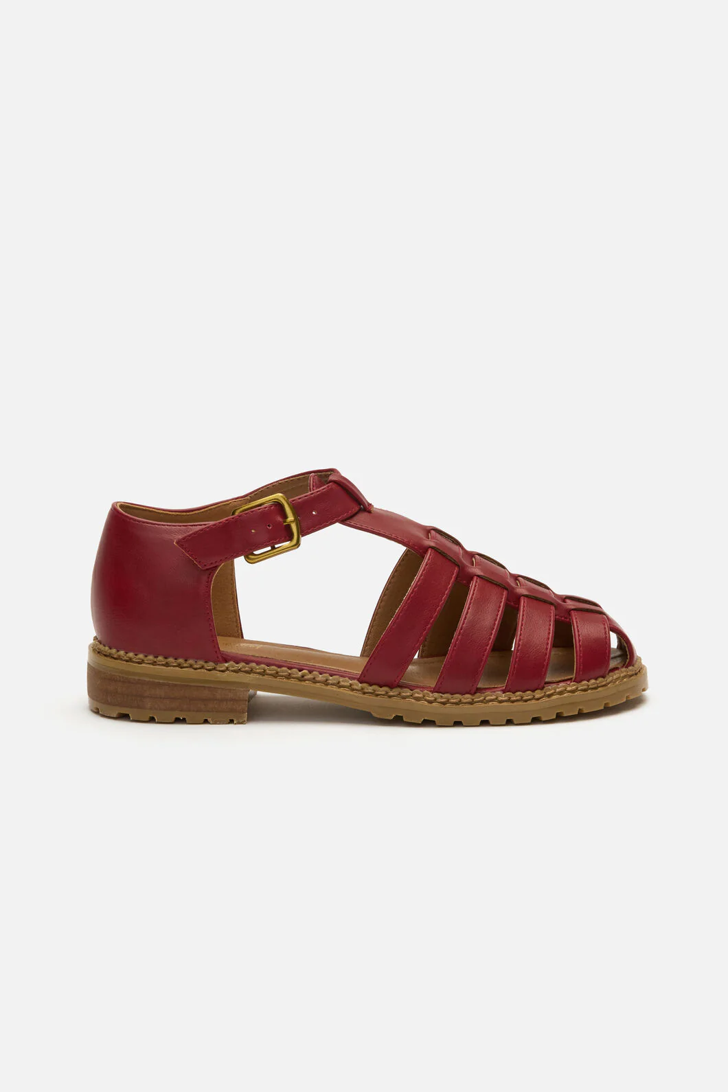 Dark Red Classic Sandal - Image 2