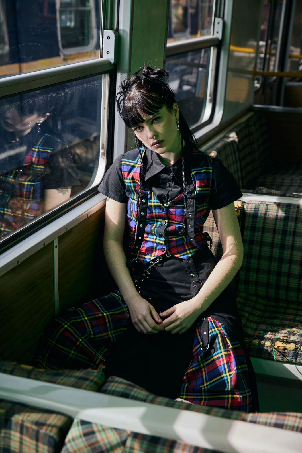 Defiant Punk Trim Blouse - Image 2