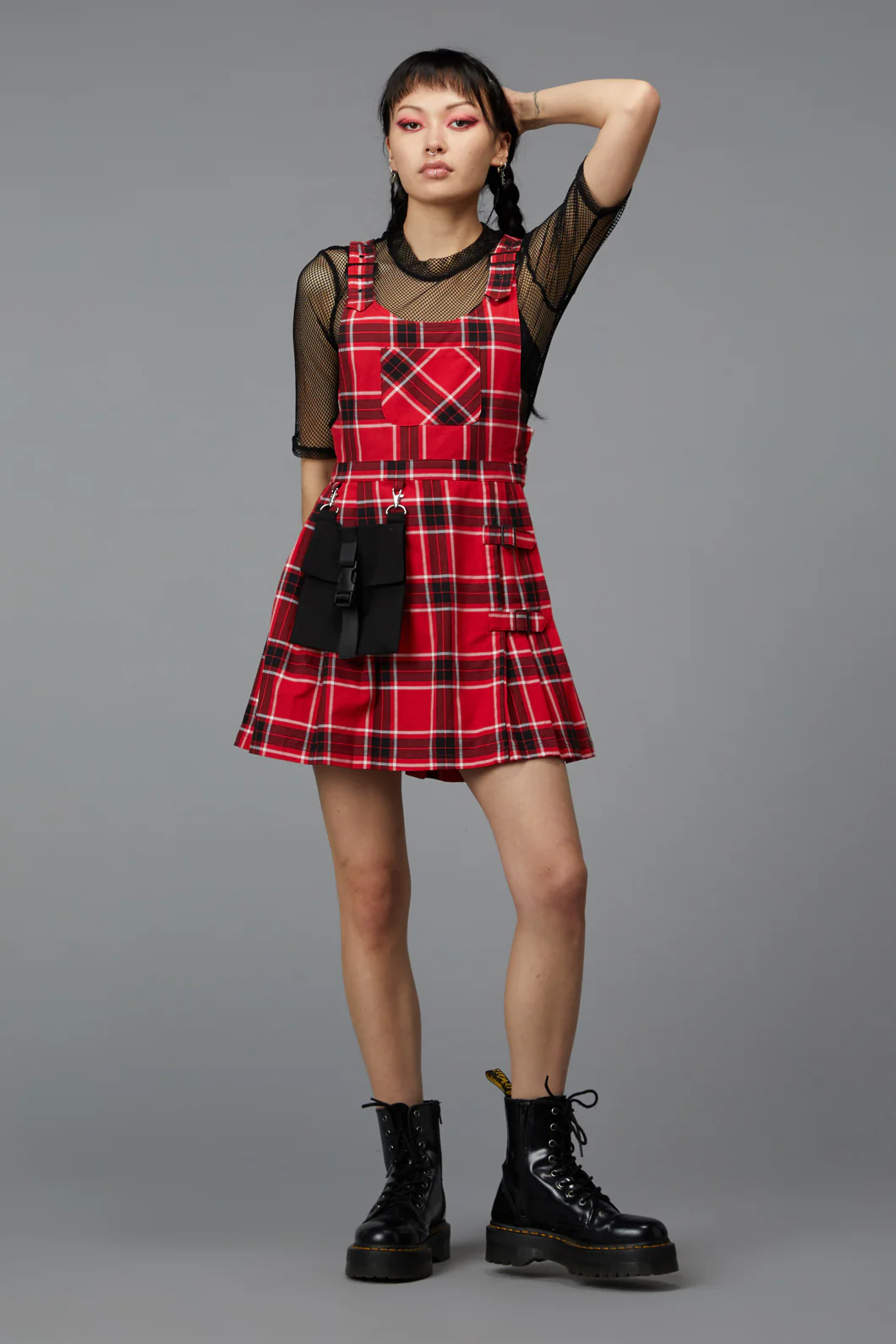 Demonic Tartan Pinafore - Image 3