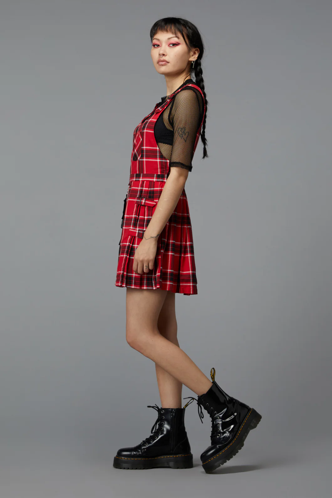 Demonic Tartan Pinafore - Image 4