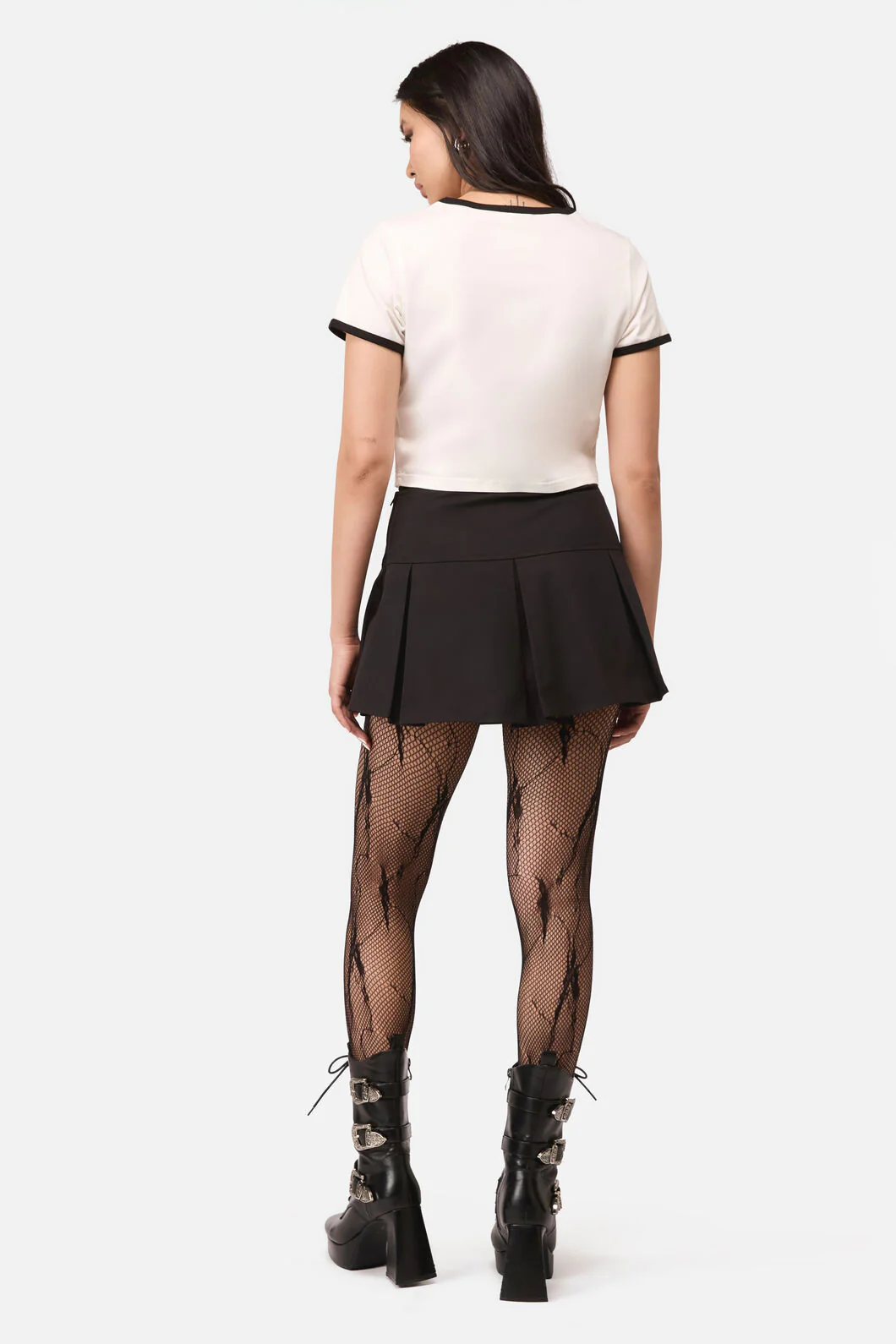 Demons Goth Mini Skort - Image 4